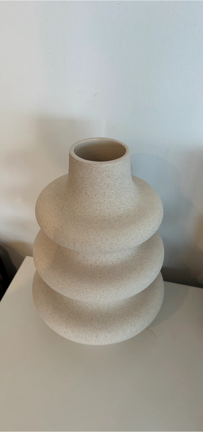Textured Speckled Ceramic Vase - photo 2