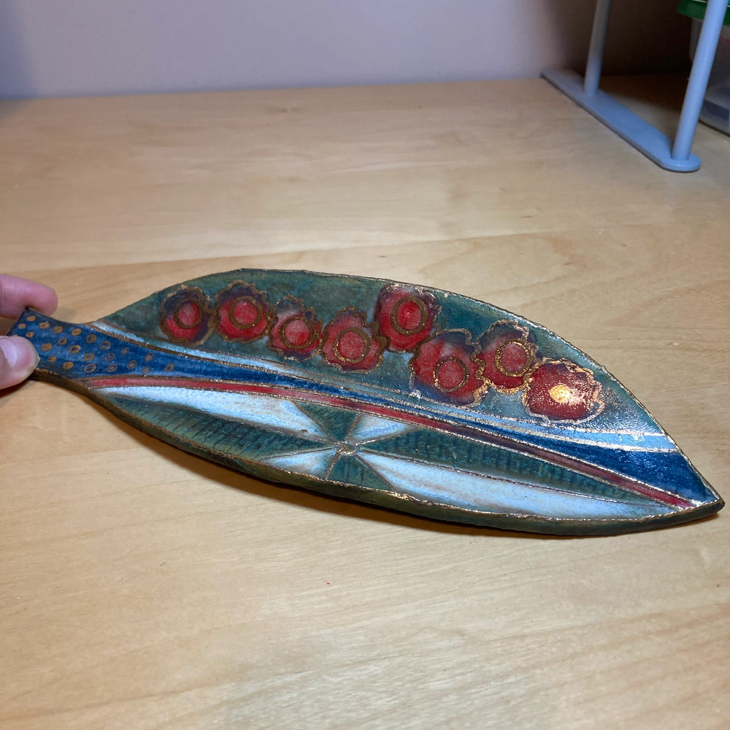 Artisan Ceramic Leaf Dish