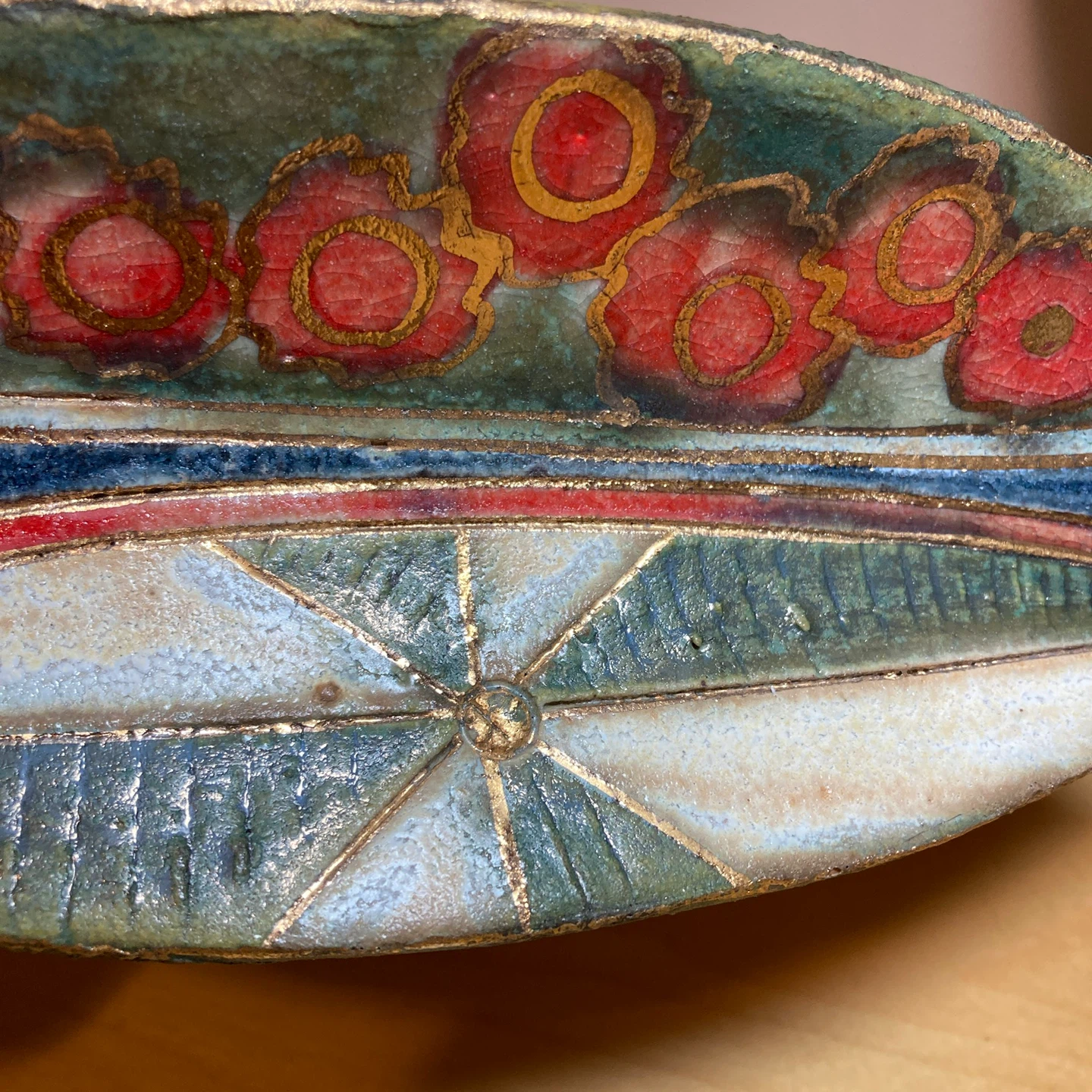 Artisan Ceramic Leaf Dish - photo 4