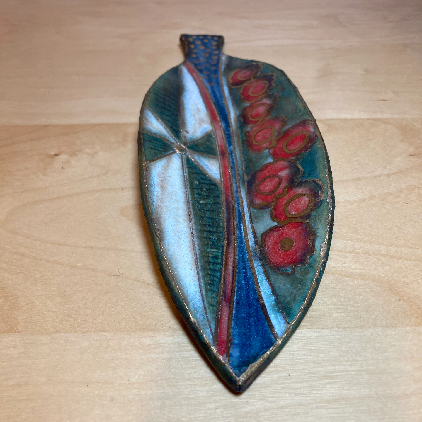 Artisan Ceramic Leaf Dish - photo 2