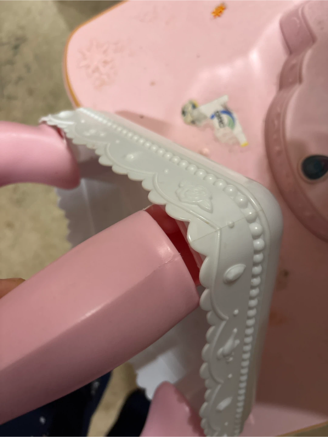 Pink Toy Vanity with Stool - photo 3