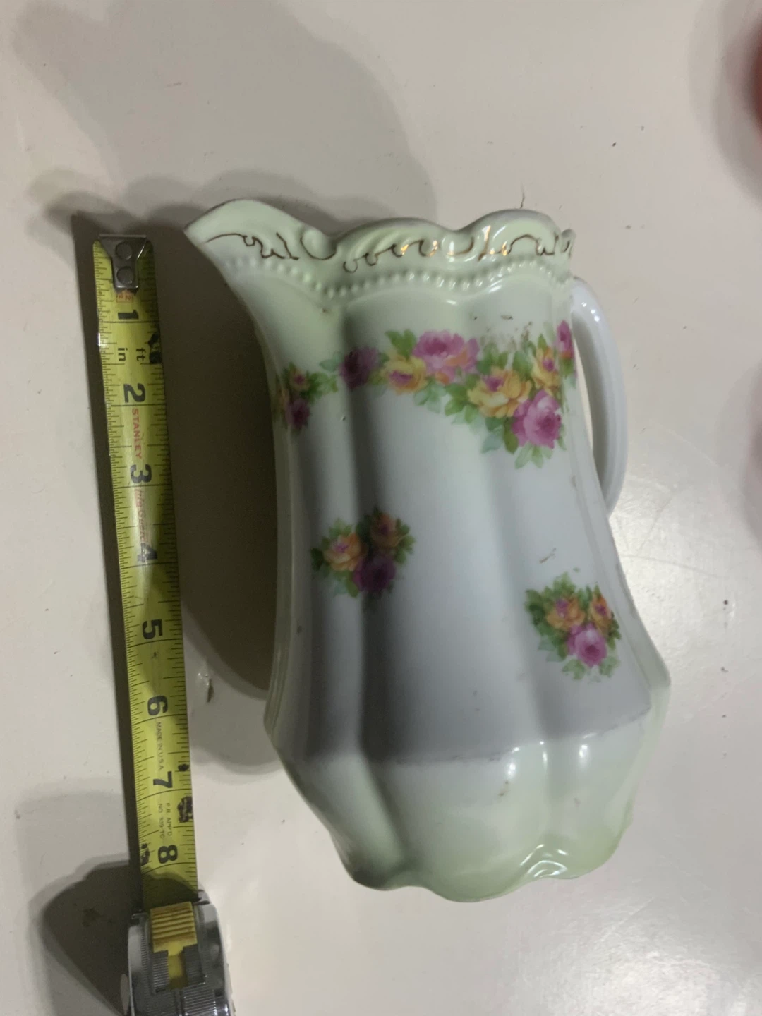Vintage Floral Pitcher