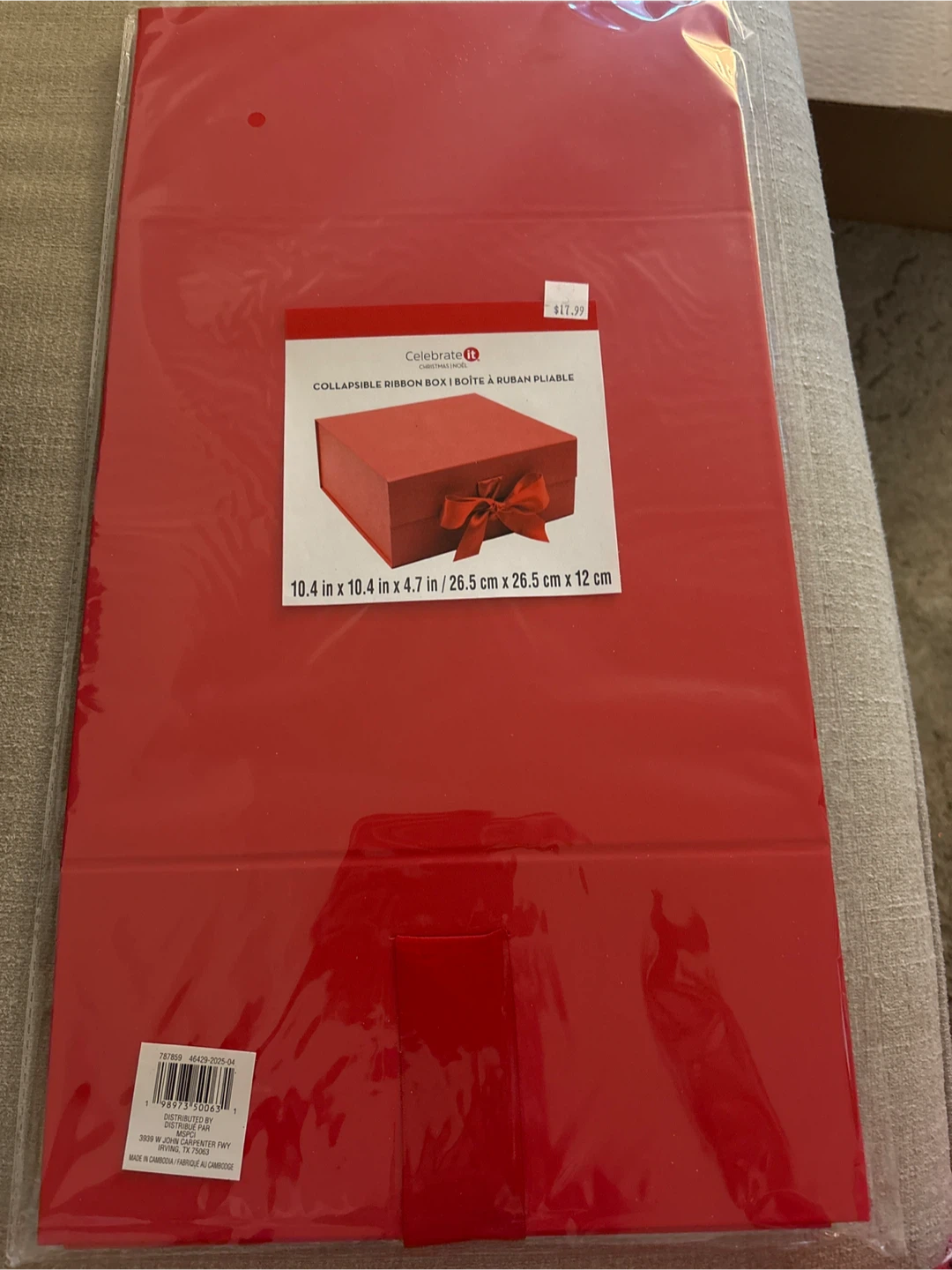 Celebrate It Collapsible Ribbon Box
