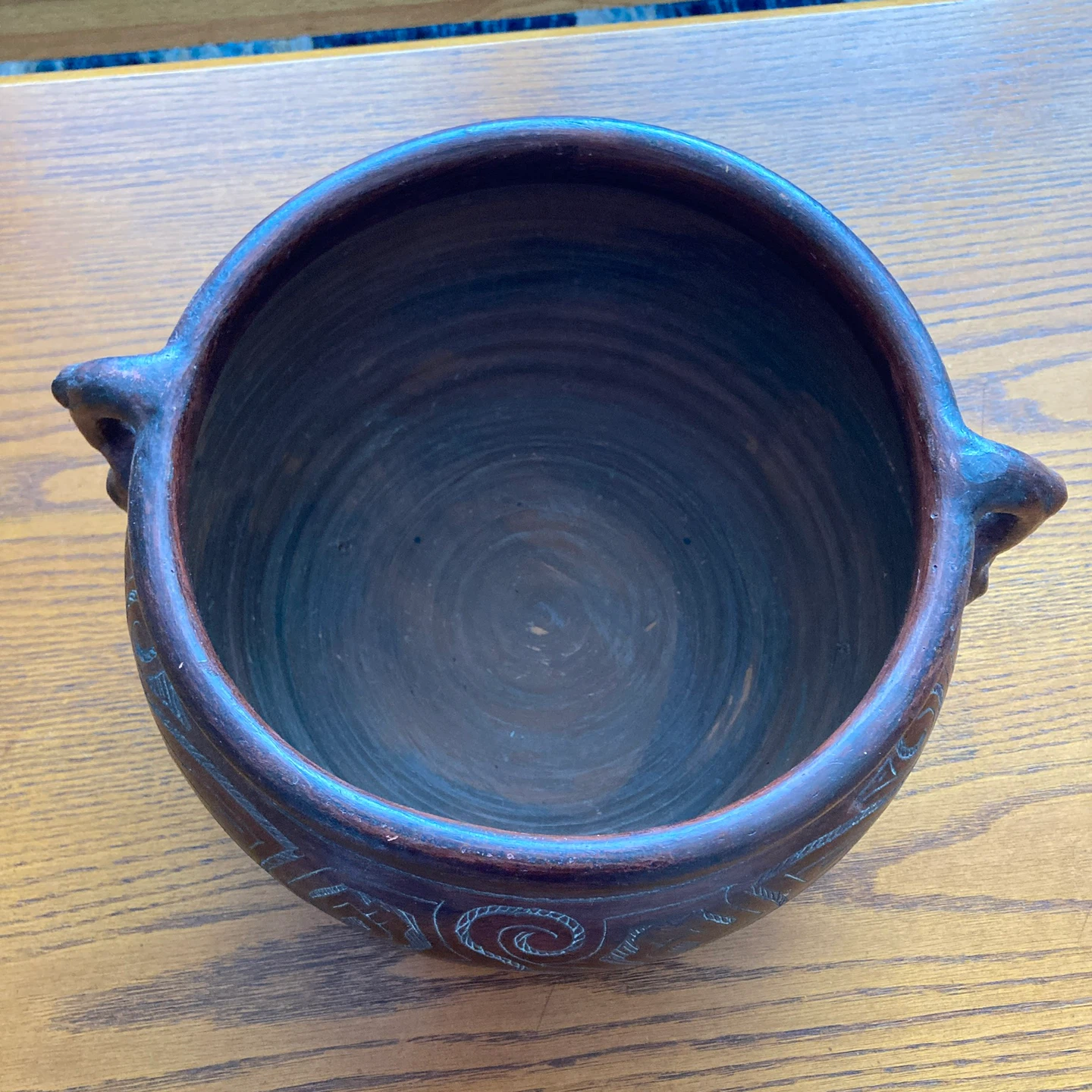 Made in Brazil Decorative Ceramic Bowl with Handles - photo 2