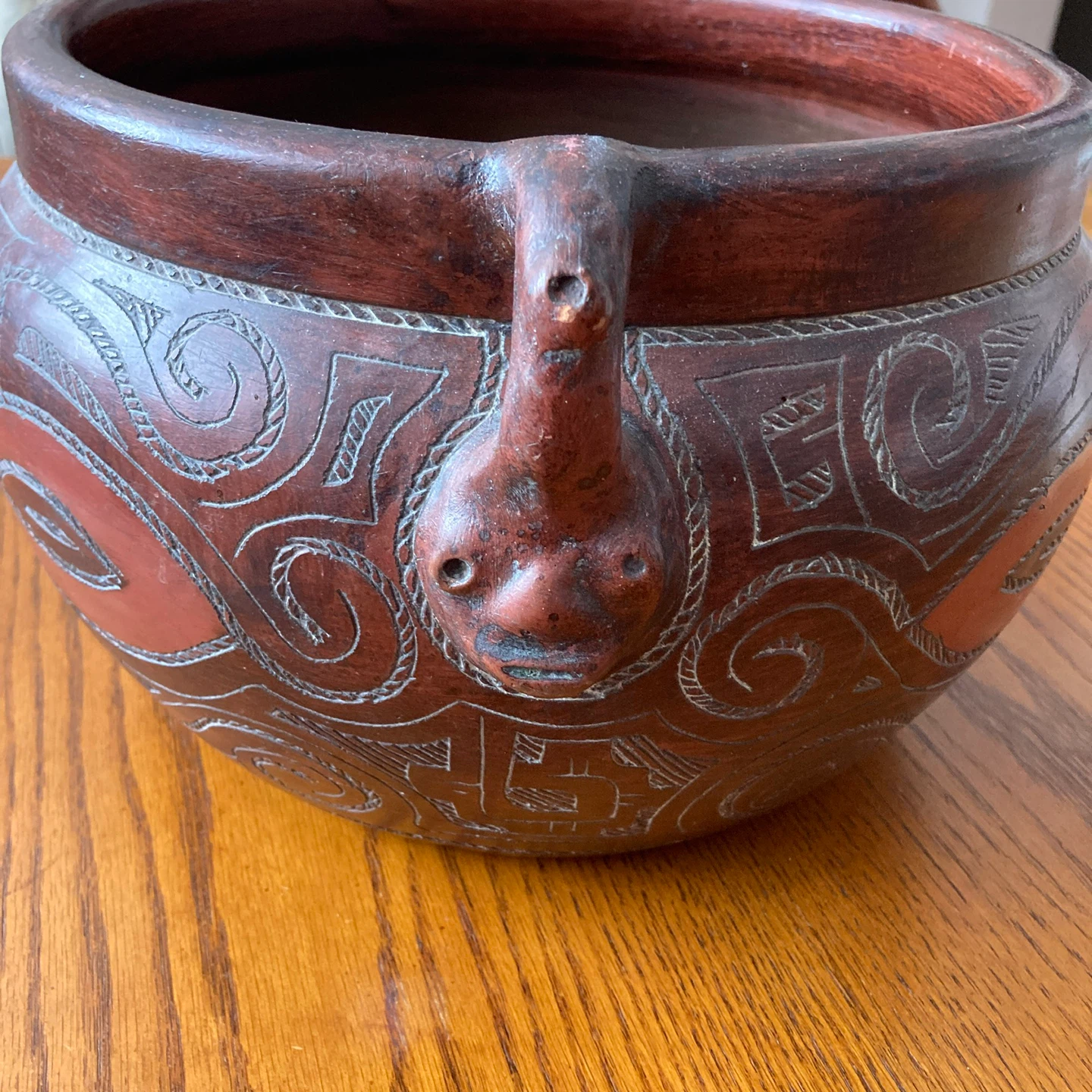 Made in Brazil Decorative Ceramic Bowl with Handles - photo 3