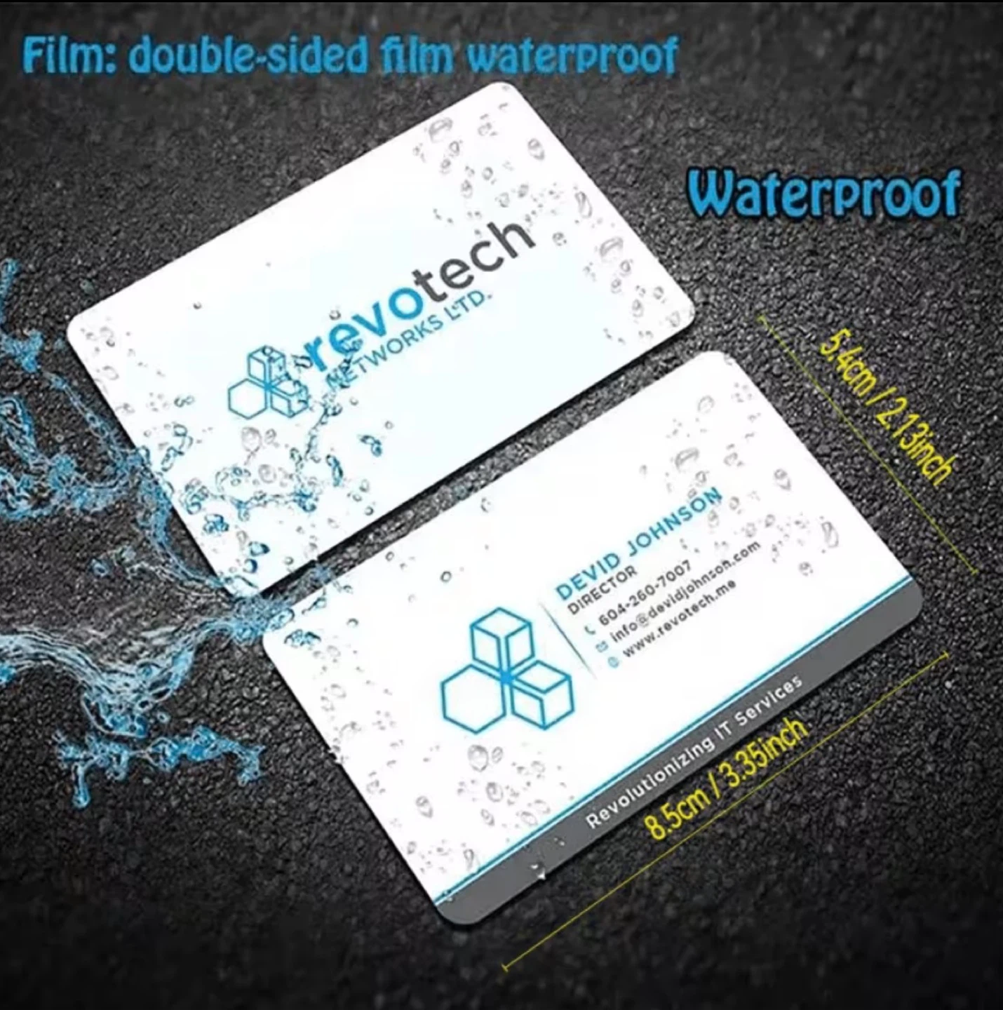 Waterproof Business Cards - photo 2