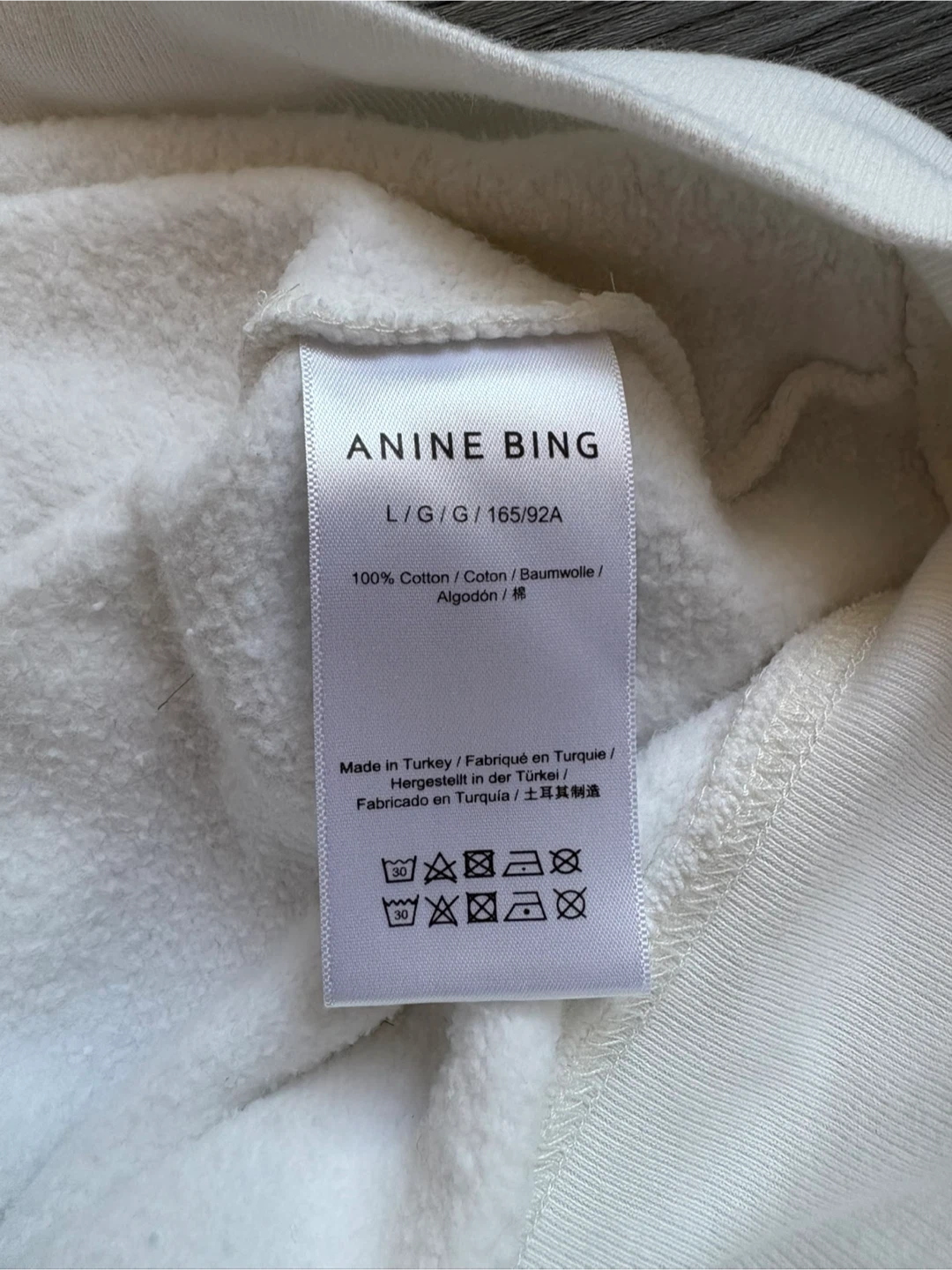 ANINE BING Los Angeles Crewneck Sweatshirt - Size L - photo 4