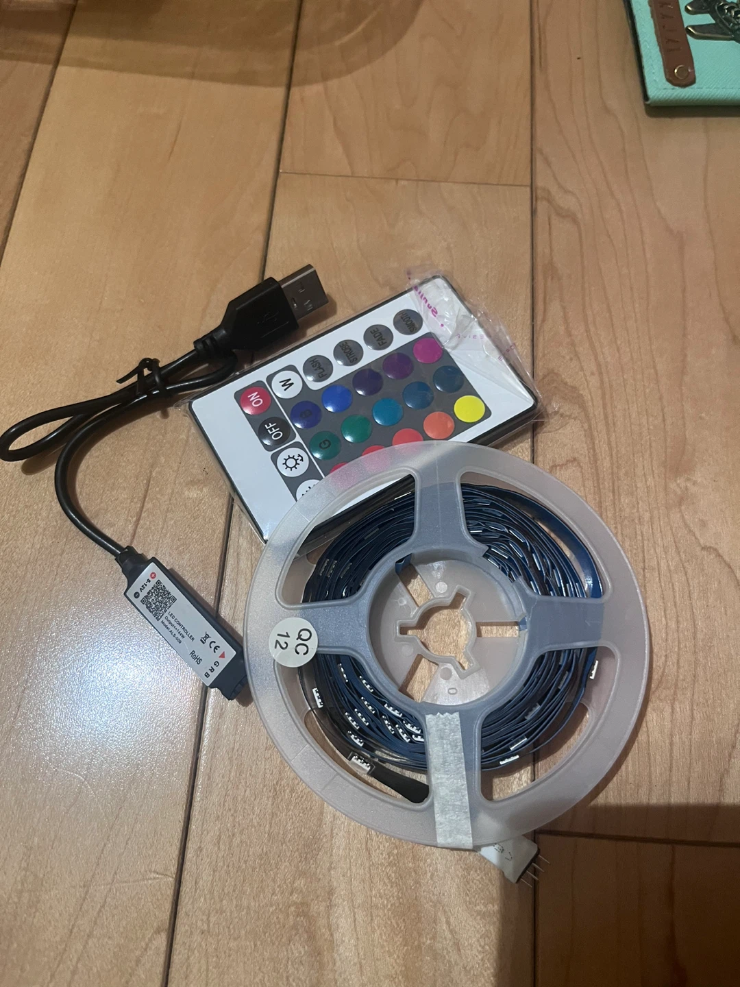 LED Strip Lights with Remote and USB Controller