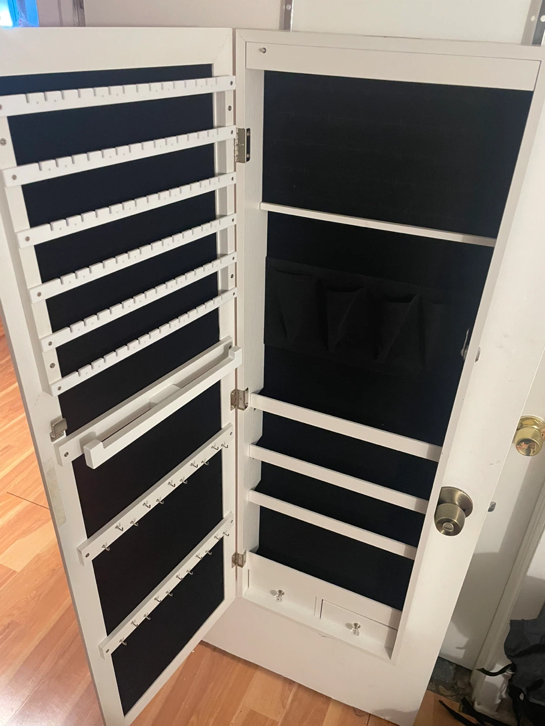 White Jewelry Armoire with Mirror OR BEST OFFER