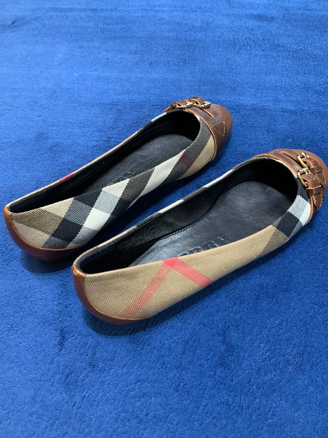 Authentic Burberry Nova Check Ballet Flats. Size 37 - photo 4