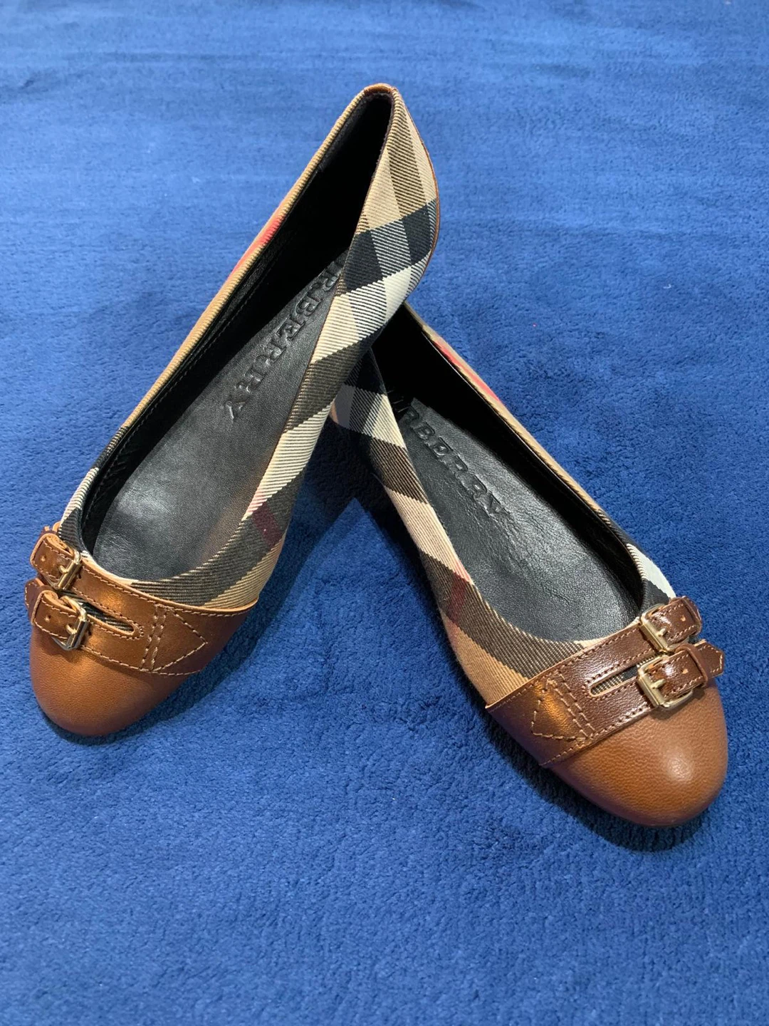 Authentic Burberry Nova Check Ballet Flats. Size 37 - photo 5