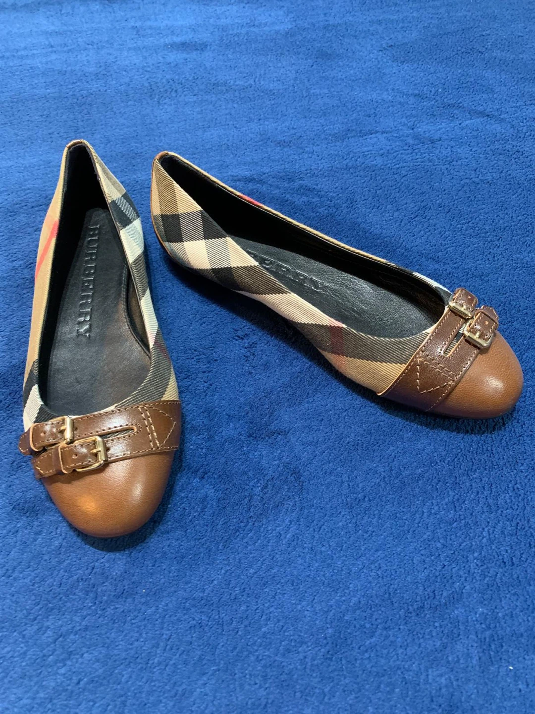 Authentic Burberry Nova Check Ballet Flats. Size 37 - photo 2