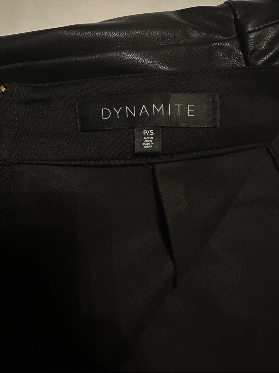 Faux leather dynamite skirt - photo 3