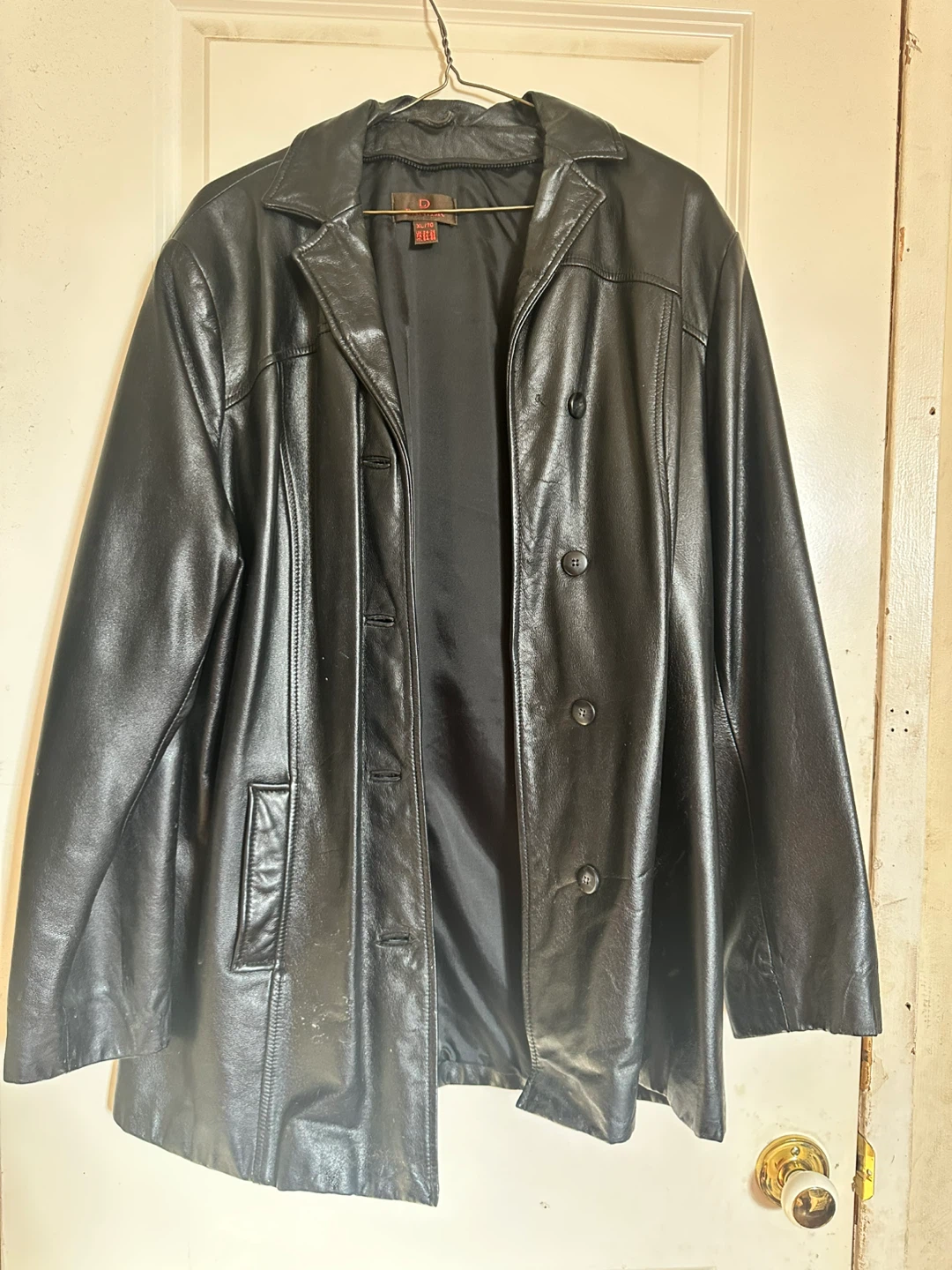 Danier Black Leather Jacket XL/TG - photo 2