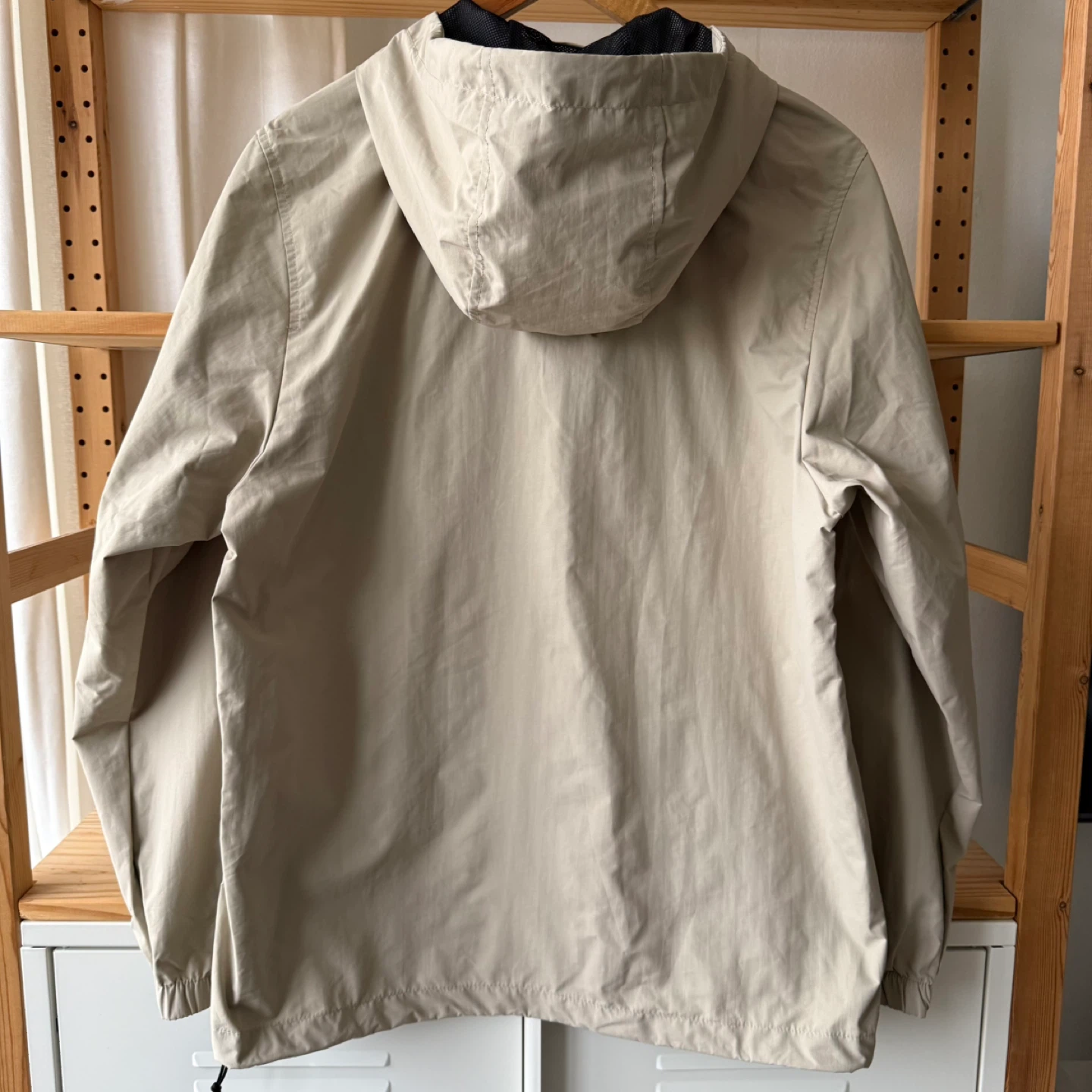 PICK UP THIS WEEKEND-NEW Tan Anorak Hooded  Windbreaker - photo 3