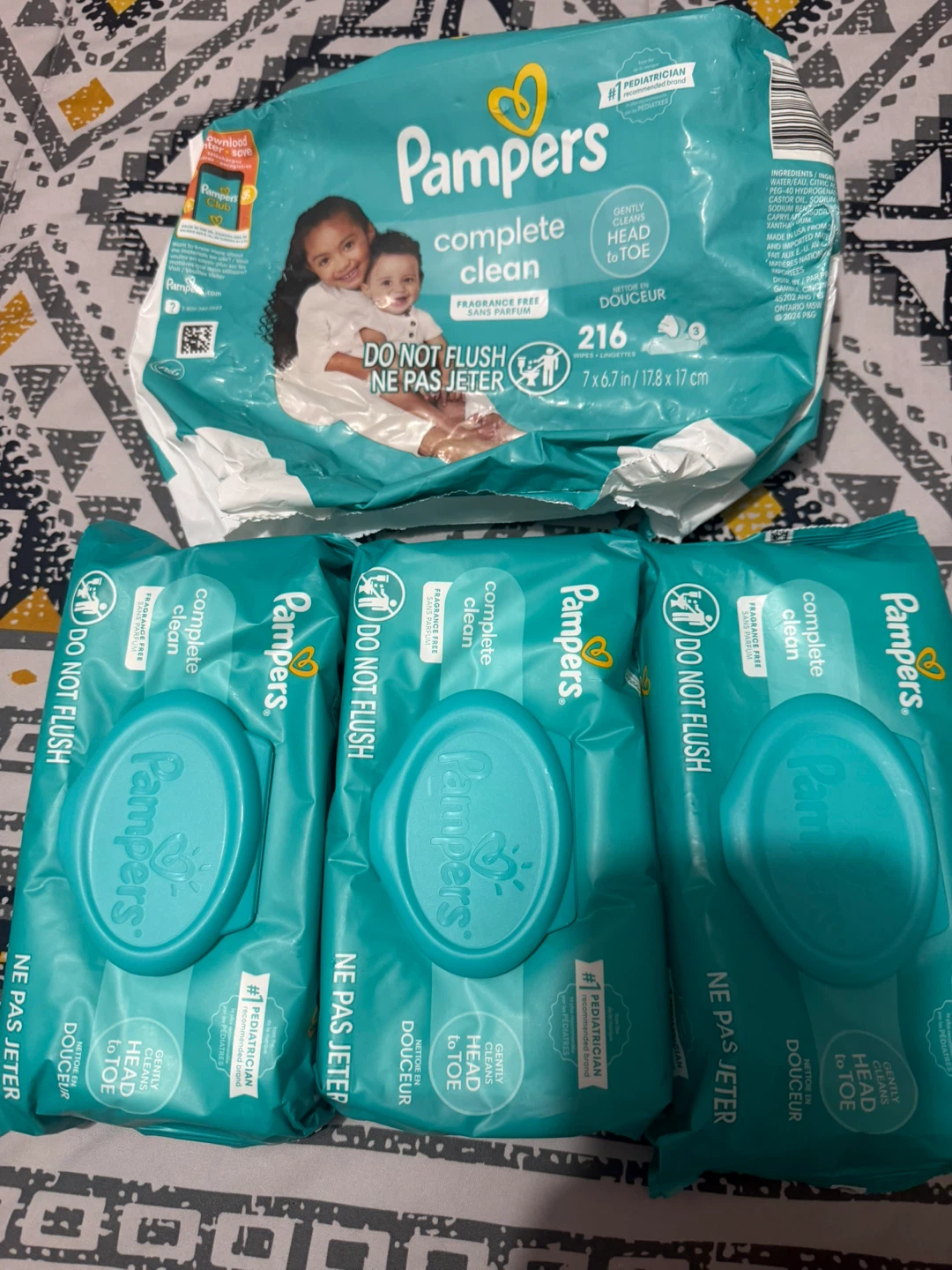 Pampers Complete Clean Baby Wipes - 216 Count - photo 2