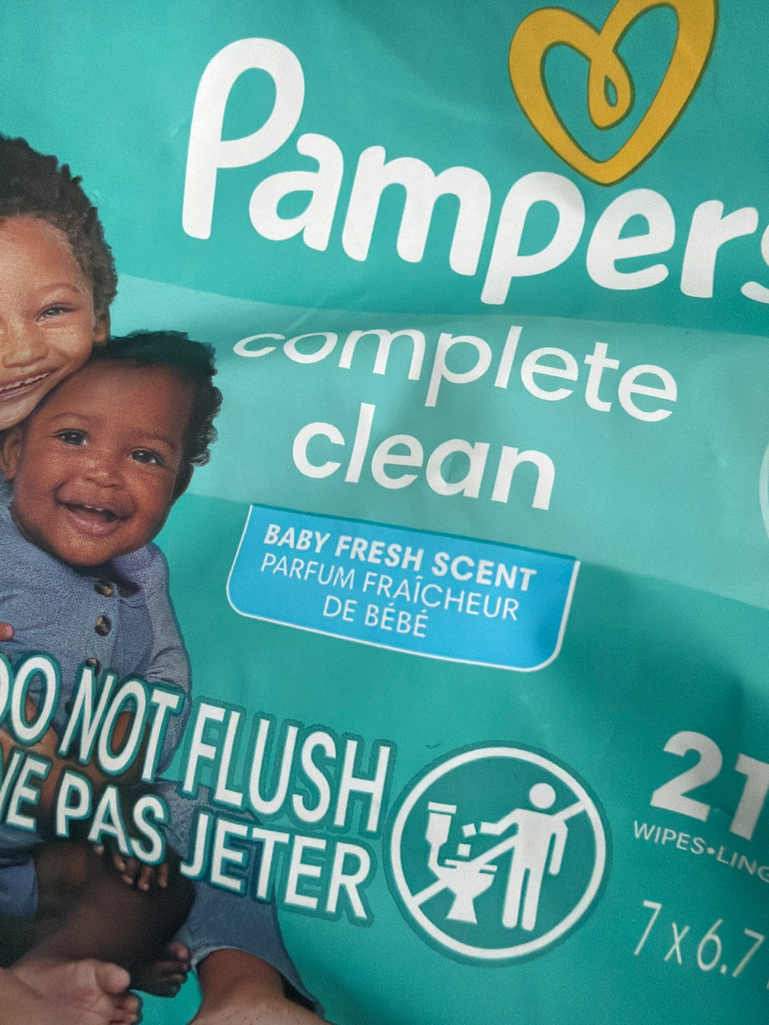 Pampers Complete Clean Baby Wipes - 216 Count