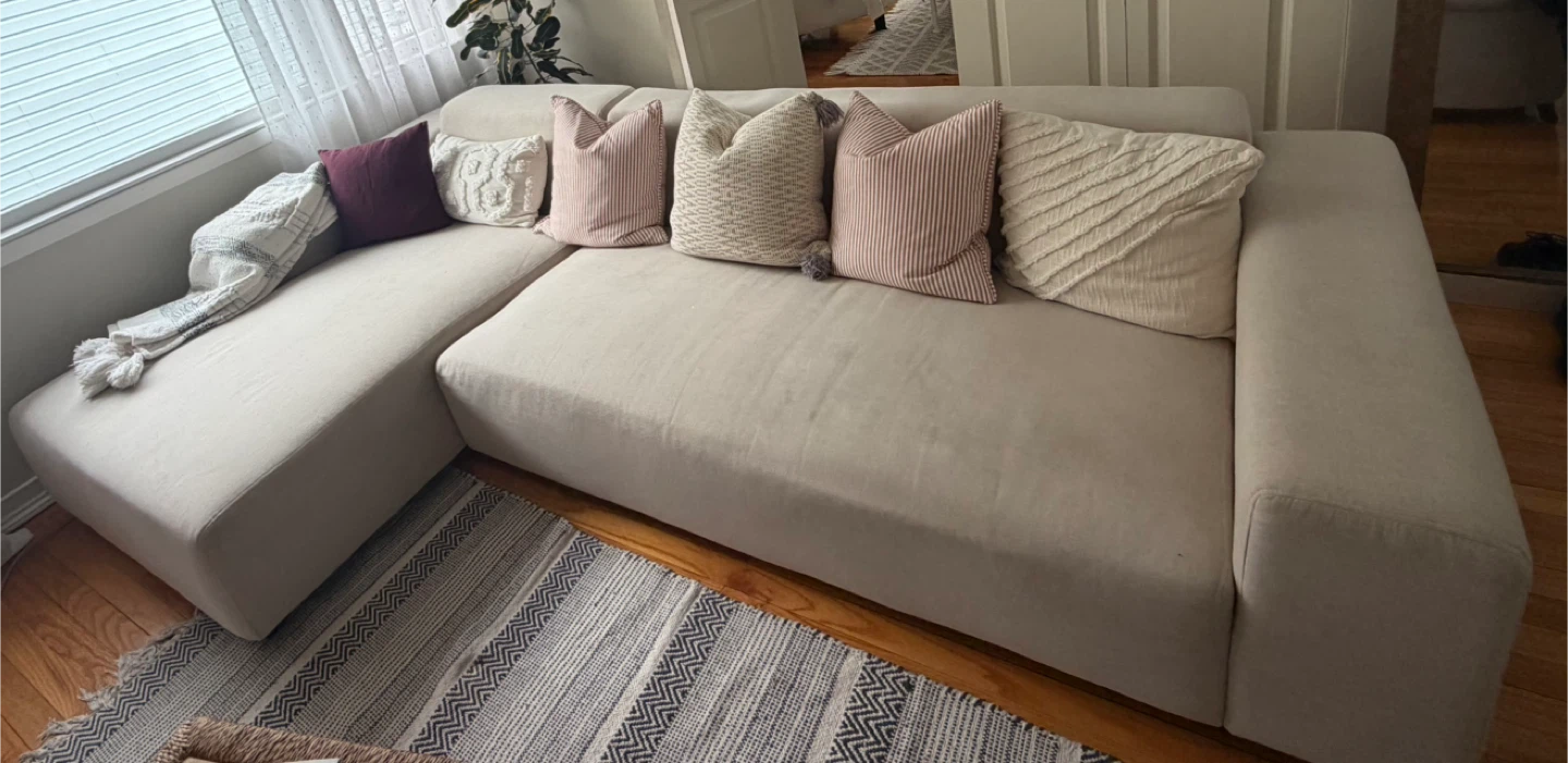 Sectional Sofa - Beige - photo 2