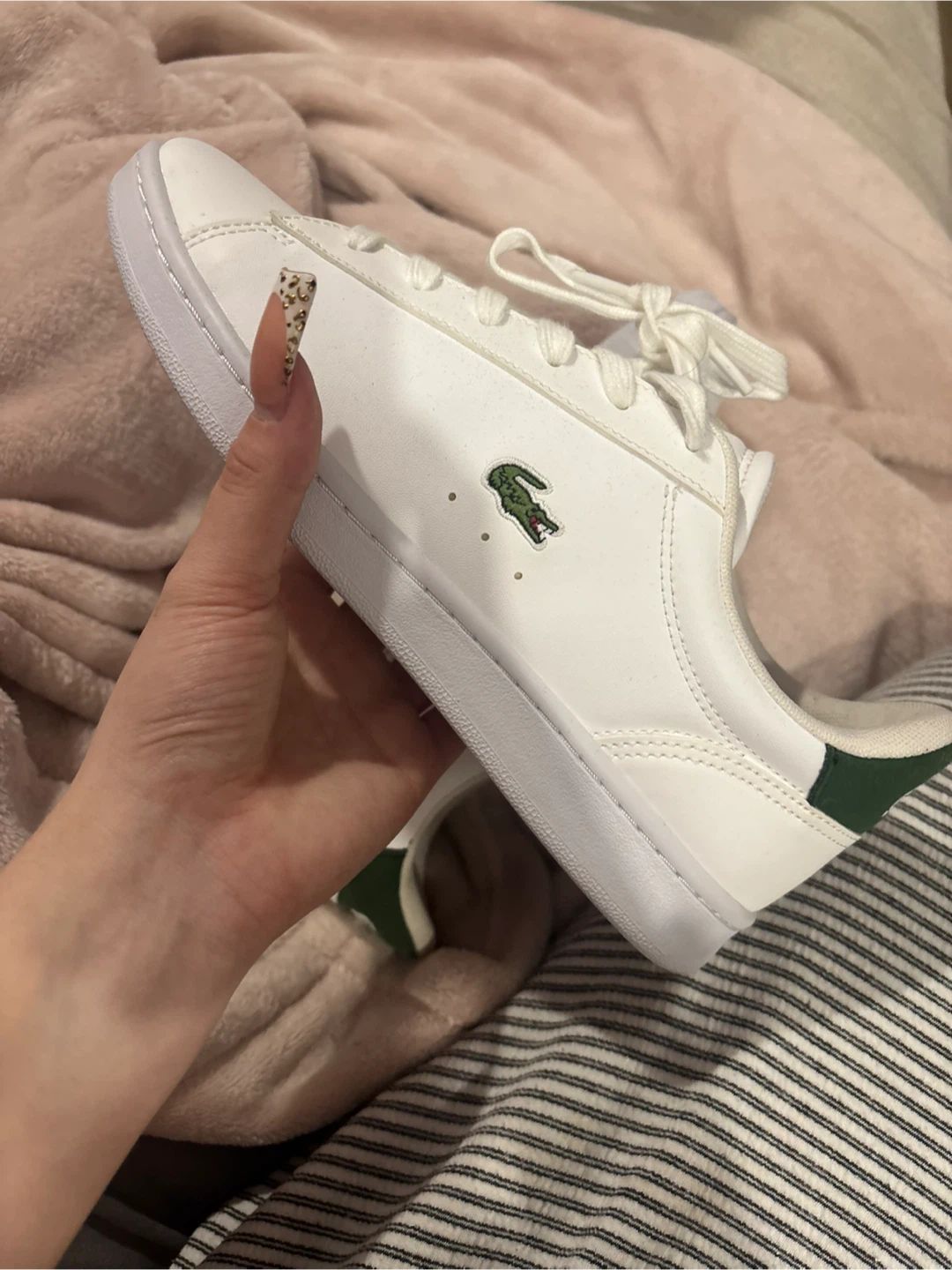 Lacoste Carnaby White Green Sneakers - photo 4