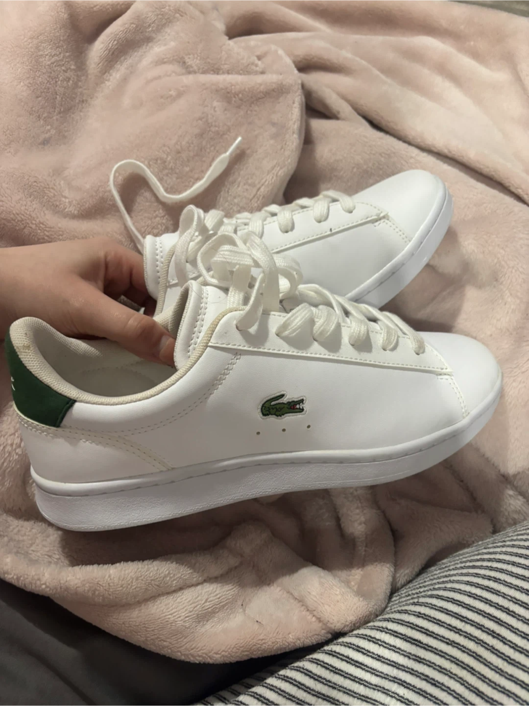 Lacoste Carnaby White Green Sneakers