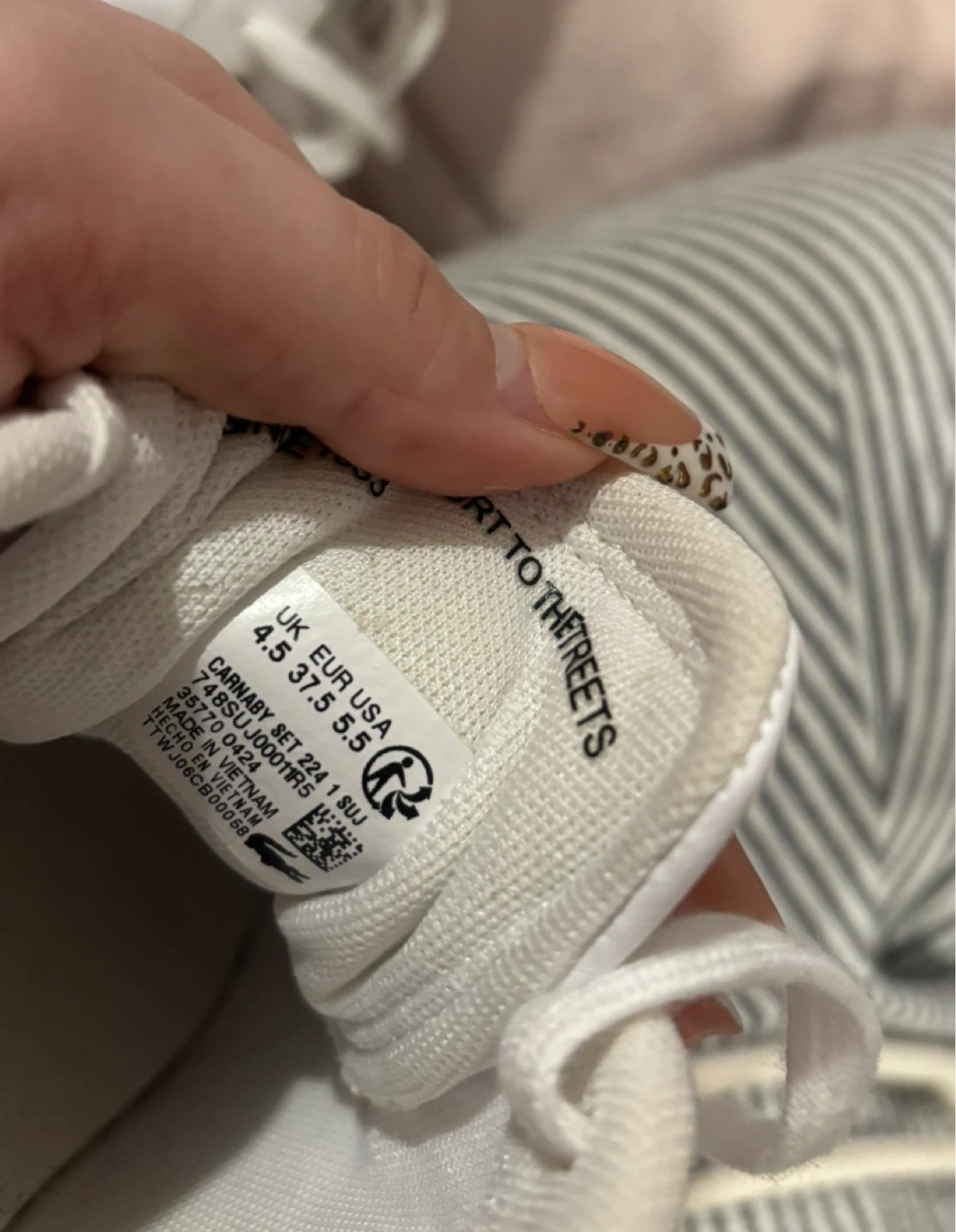 Lacoste Carnaby White Green Sneakers - photo 2