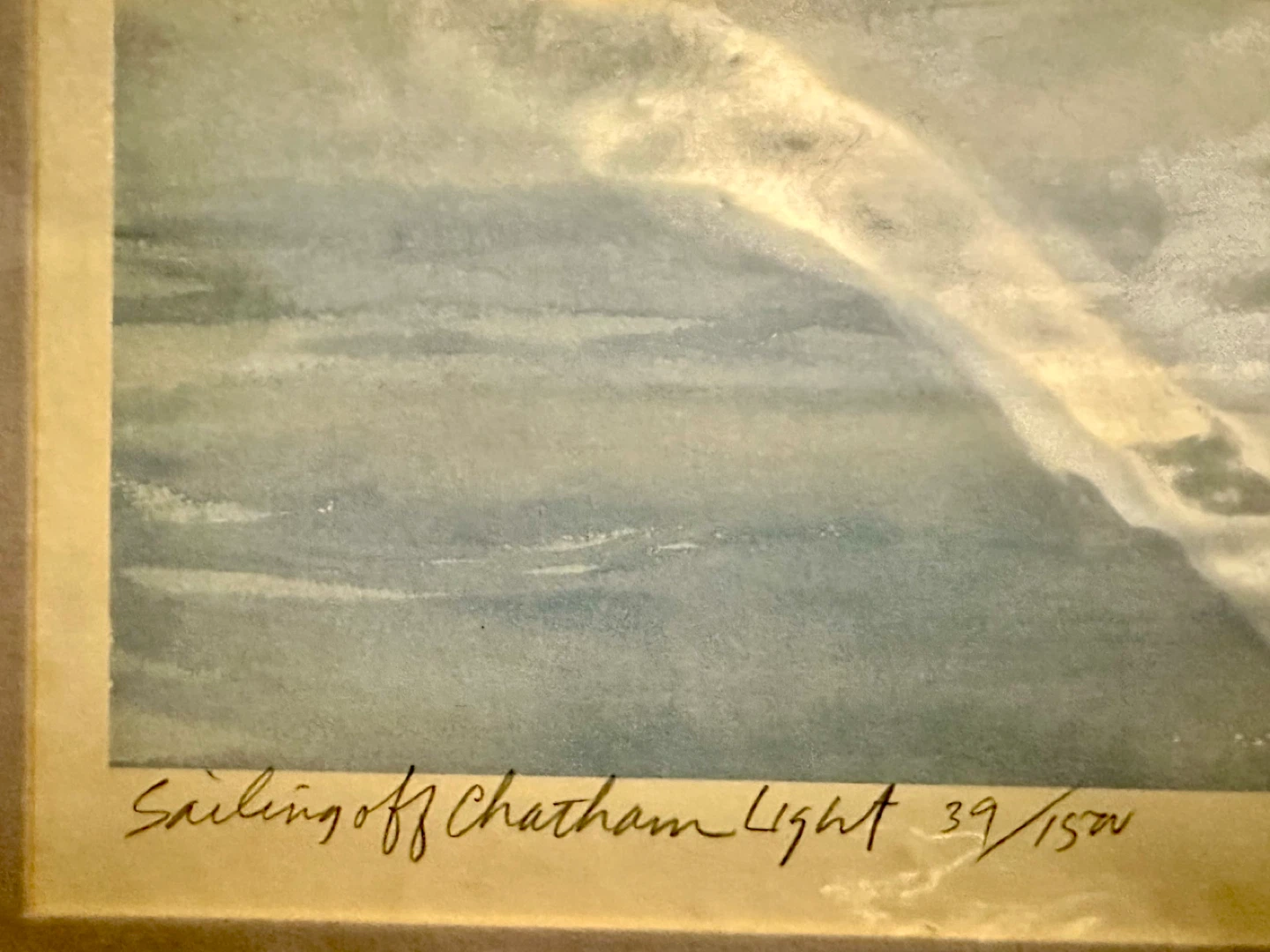Sailing off Chatham Light Limited Edition Print by M.R. Kennedy - photo 2