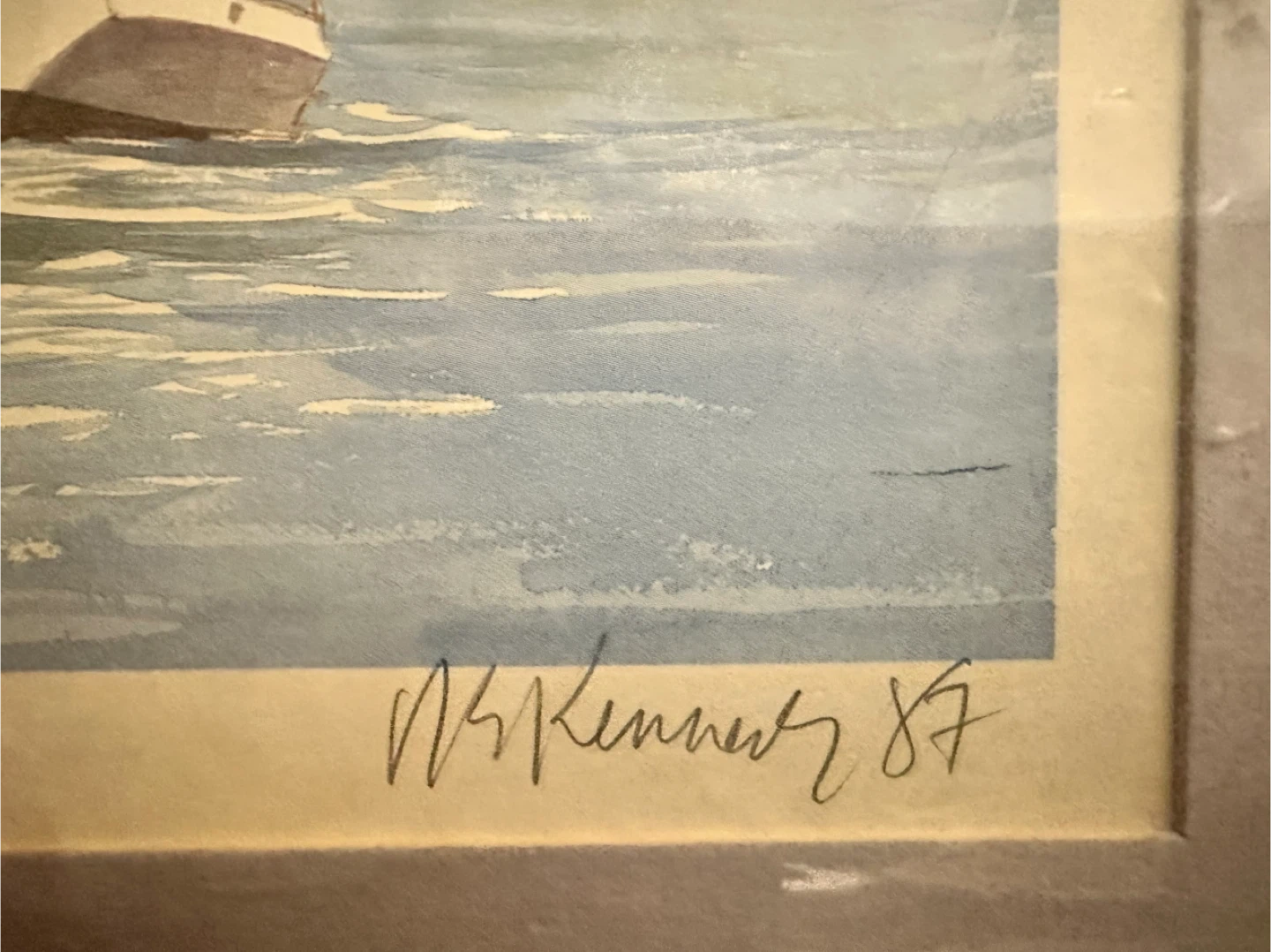 Sailing off Chatham Light Limited Edition Print by M.R. Kennedy - photo 3