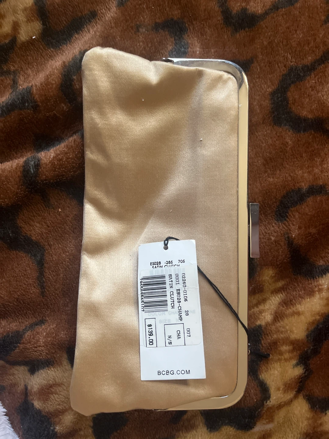 BCBG MAX AZRIA Satin Clutch
