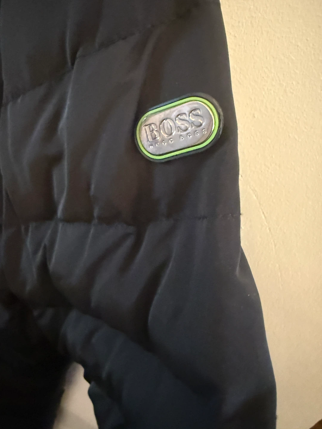 BOSS Hugo Boss Black Puffer Jacket Size M - photo 3