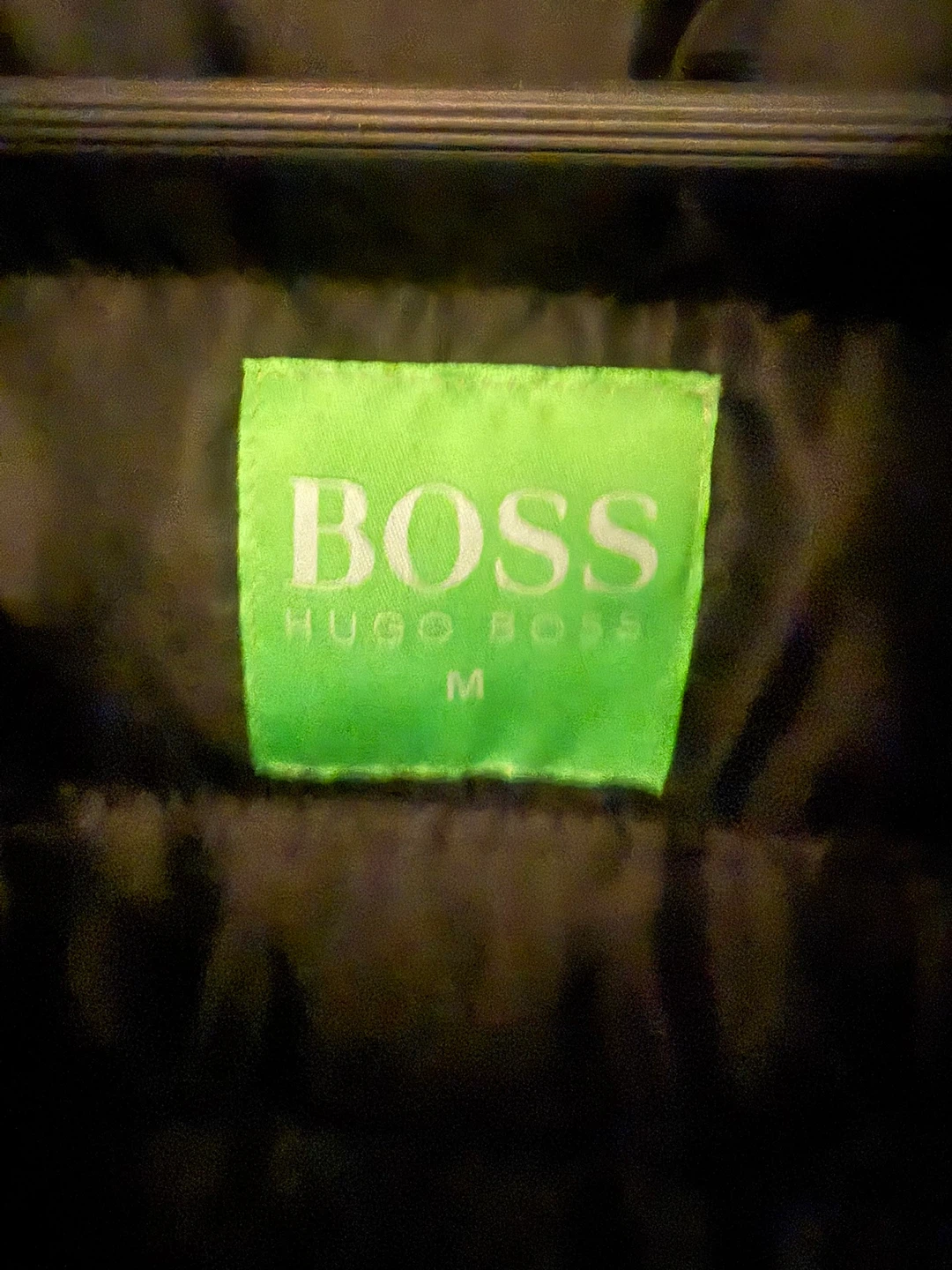 BOSS Hugo Boss Black Puffer Jacket Size M - photo 4