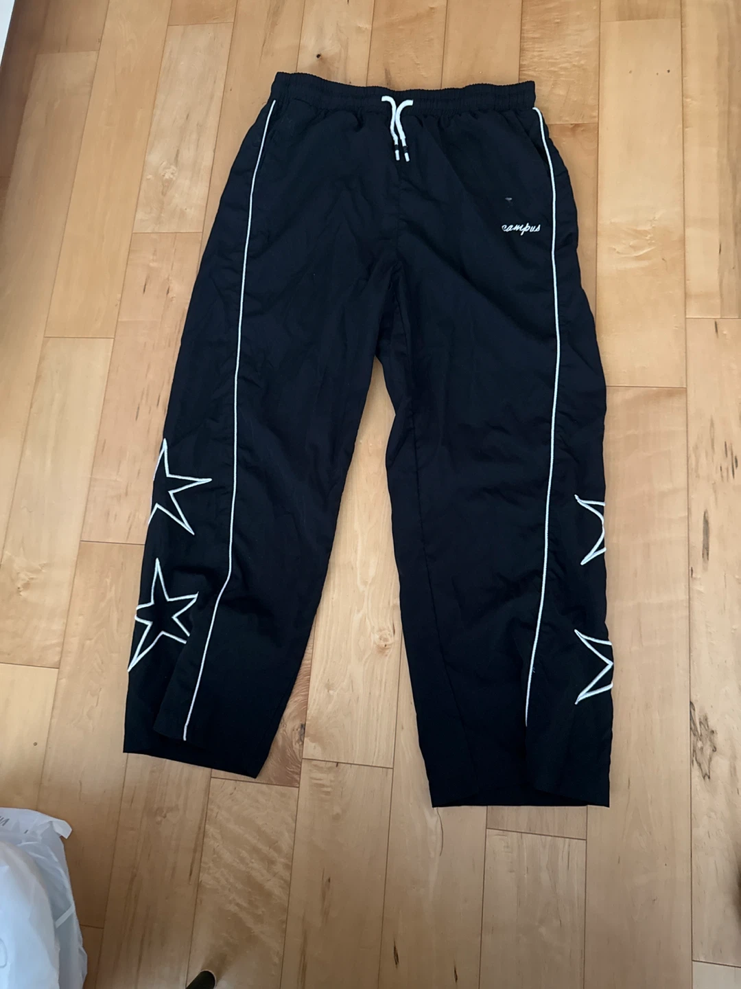 Campus Black Star Track Pants