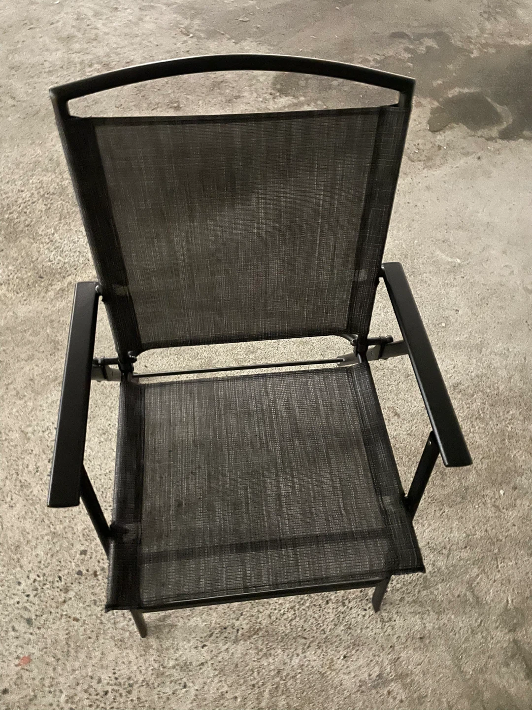 Black Folding Patio Chair