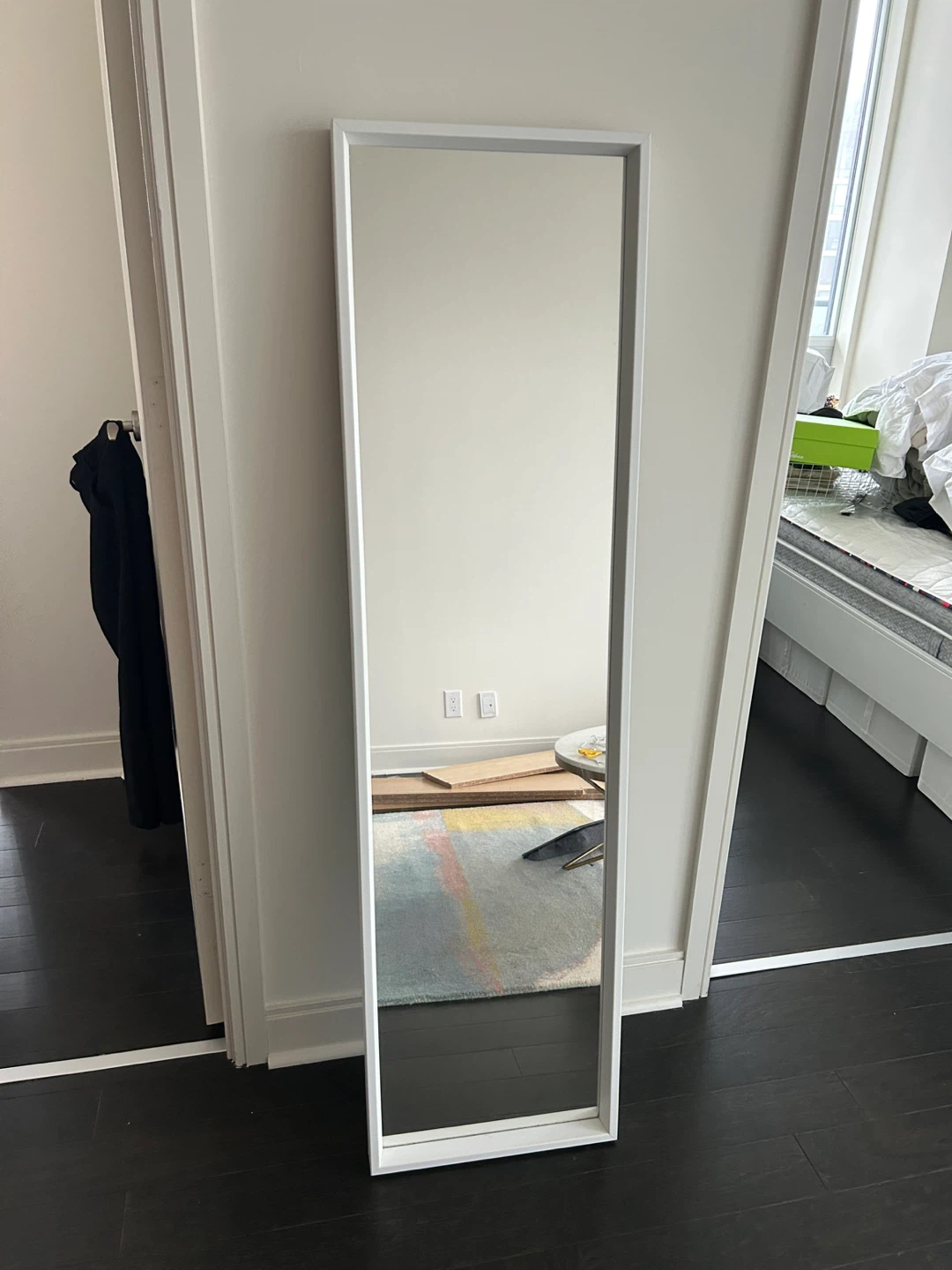 IKEA White Full Length Mirror