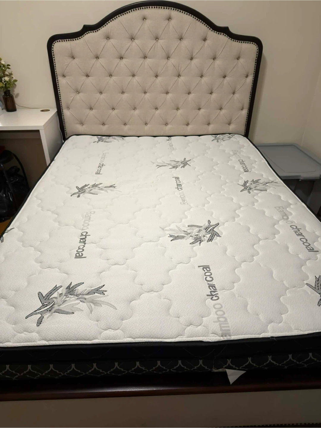 Bedframe with mattress (RUSH SALE)