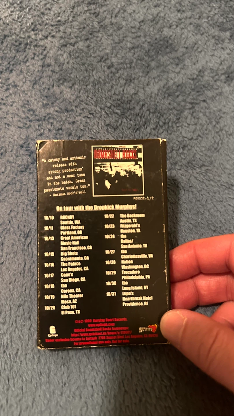 Bombshell Rocks 1.80 Down Madhouse Cassette - photo 2