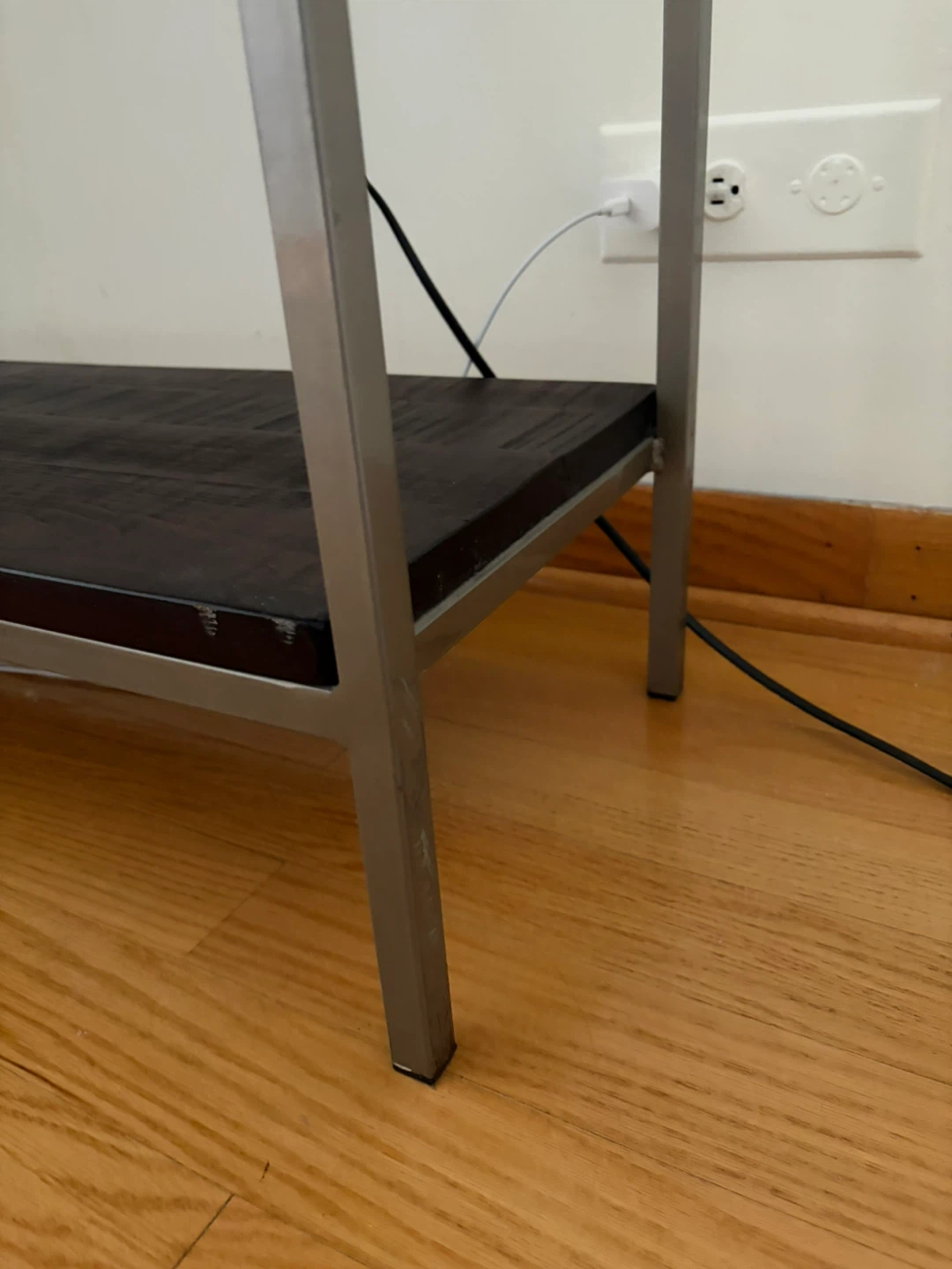 Wood Top Console Table - photo 5