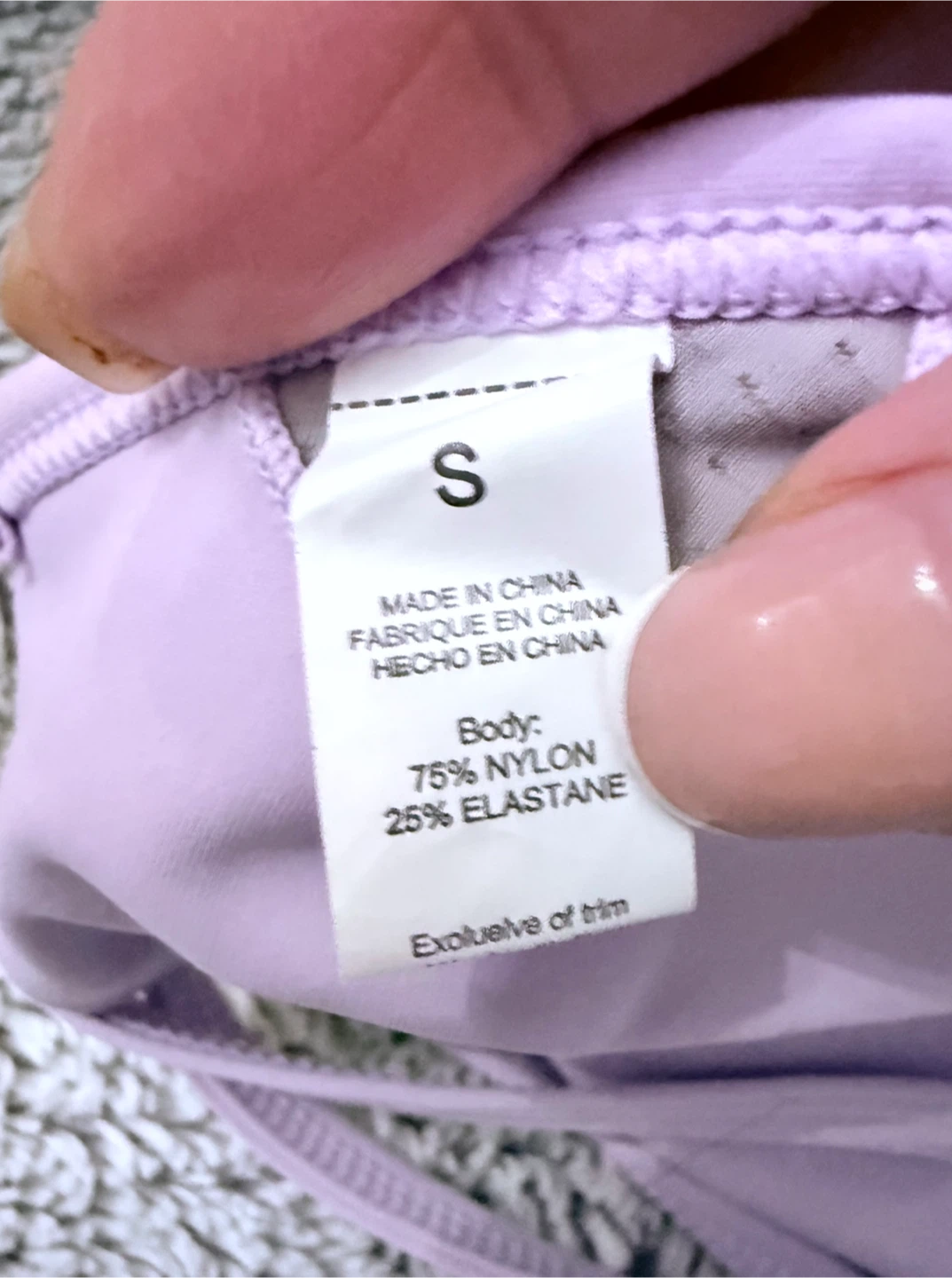 Lilac Sports Bra Size S - photo 5