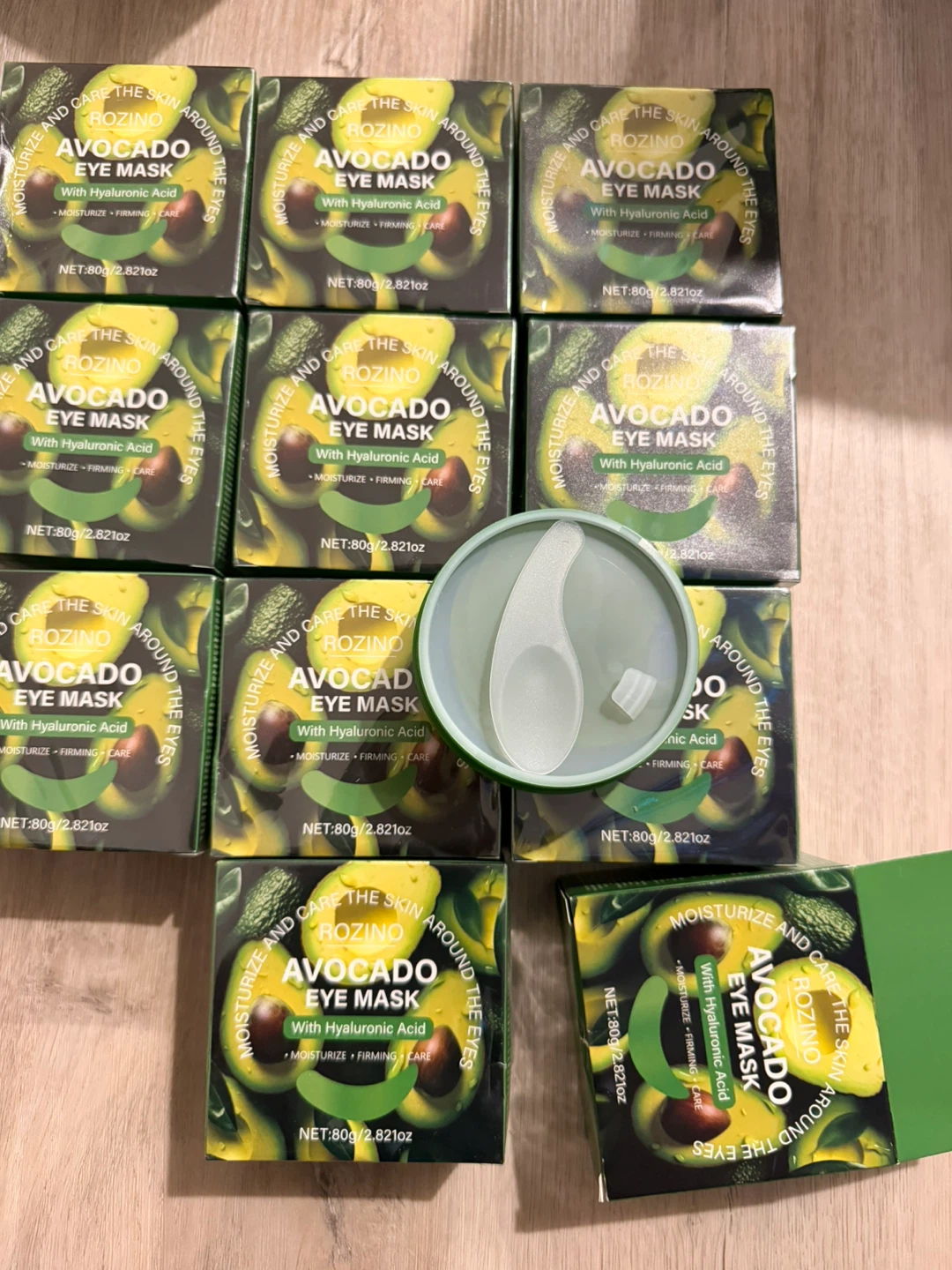 Rozino Avocado Eye Mask with Hyaluronic Acid - 10 Boxes - photo 2
