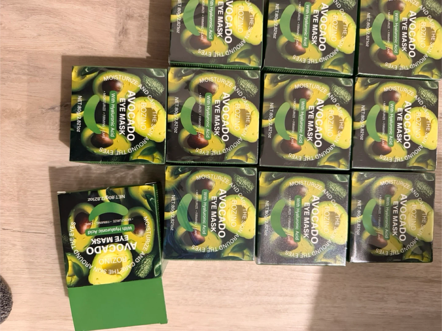 Rozino Avocado Eye Mask with Hyaluronic Acid - 10 Boxes - photo 4
