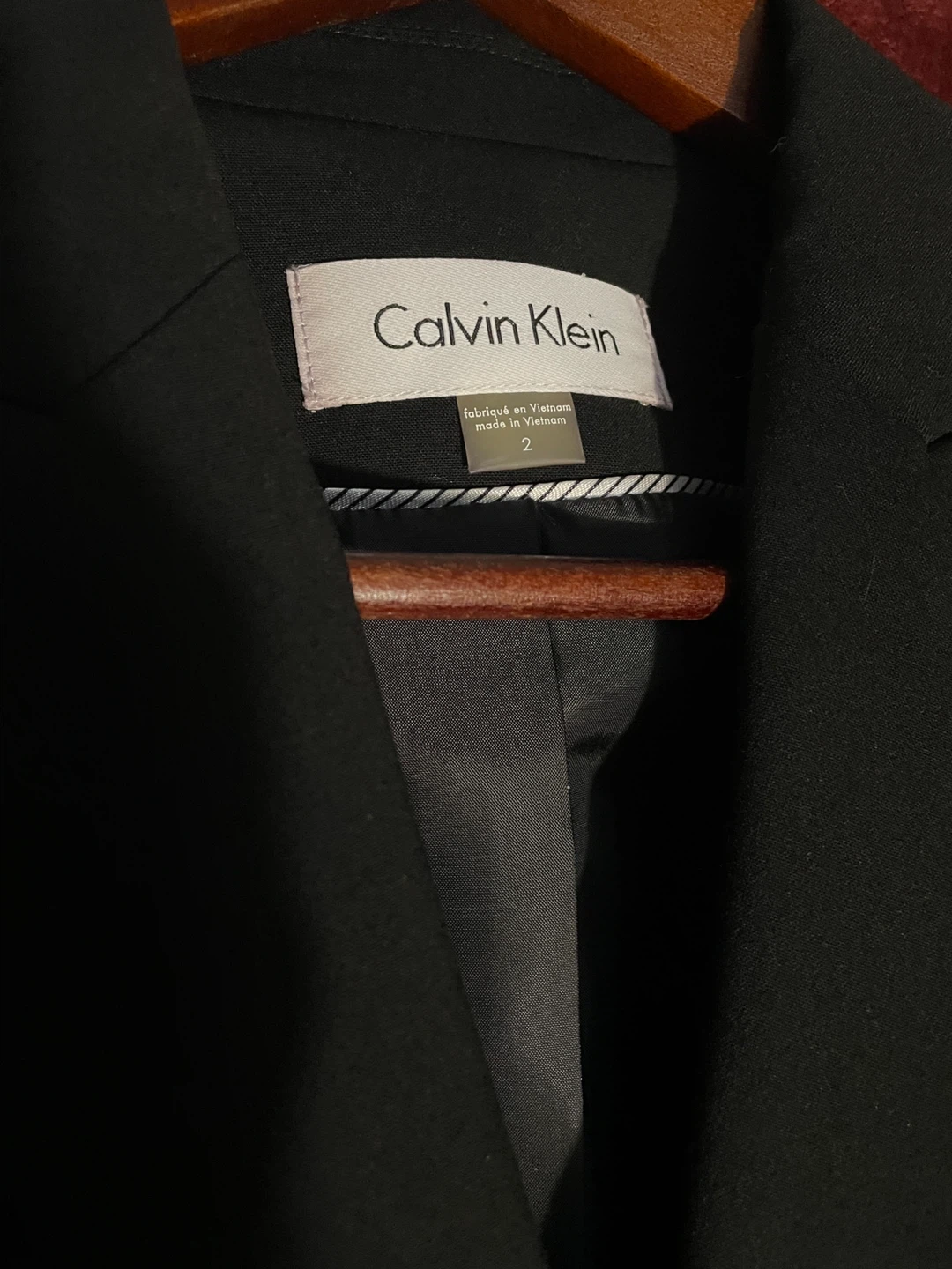 *New* Calvin Klein Fitted Women's Black Blazer, Size 2 - photo 4