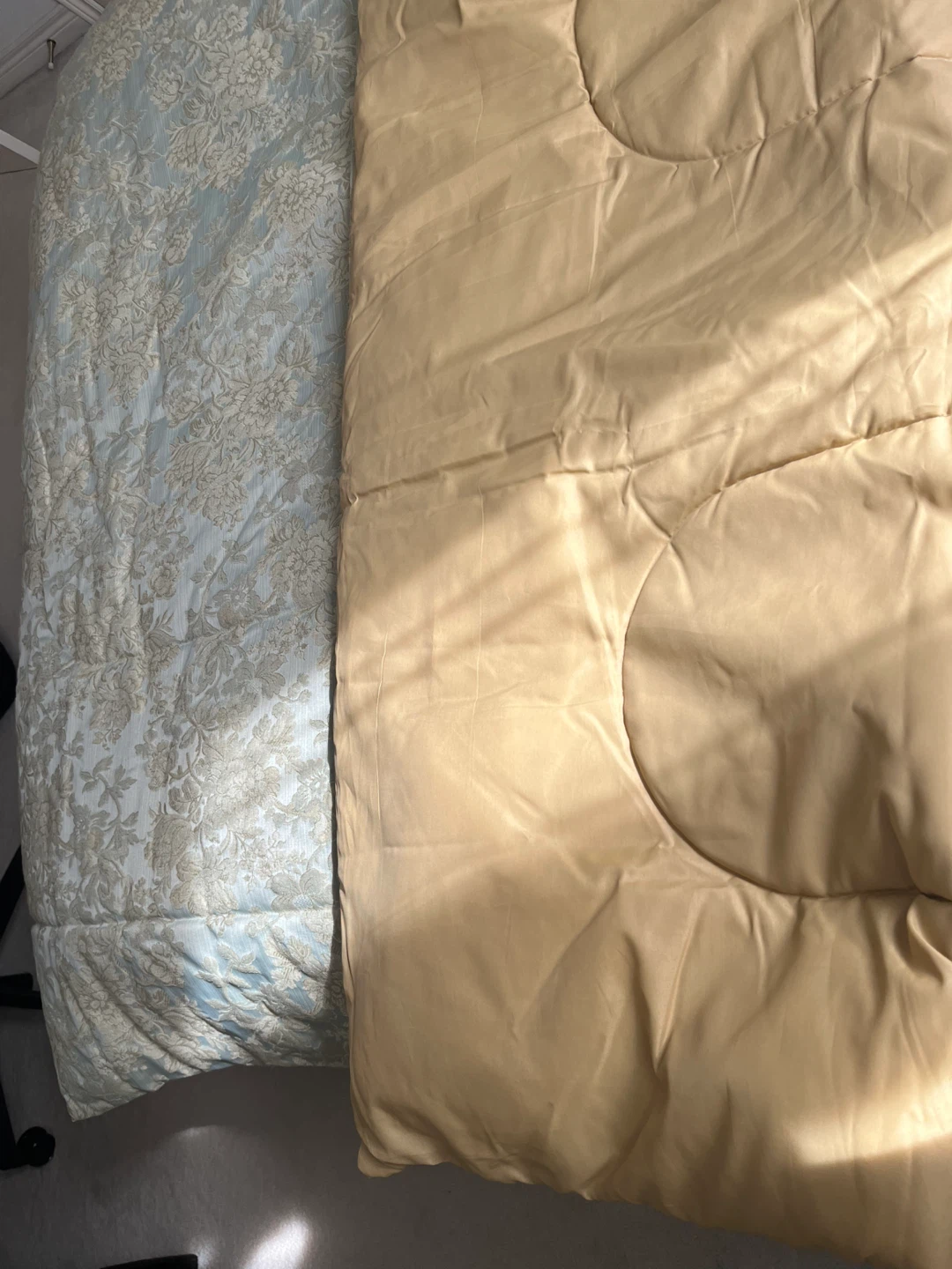 Light Blue Floral Damask Comforter - photo 4
