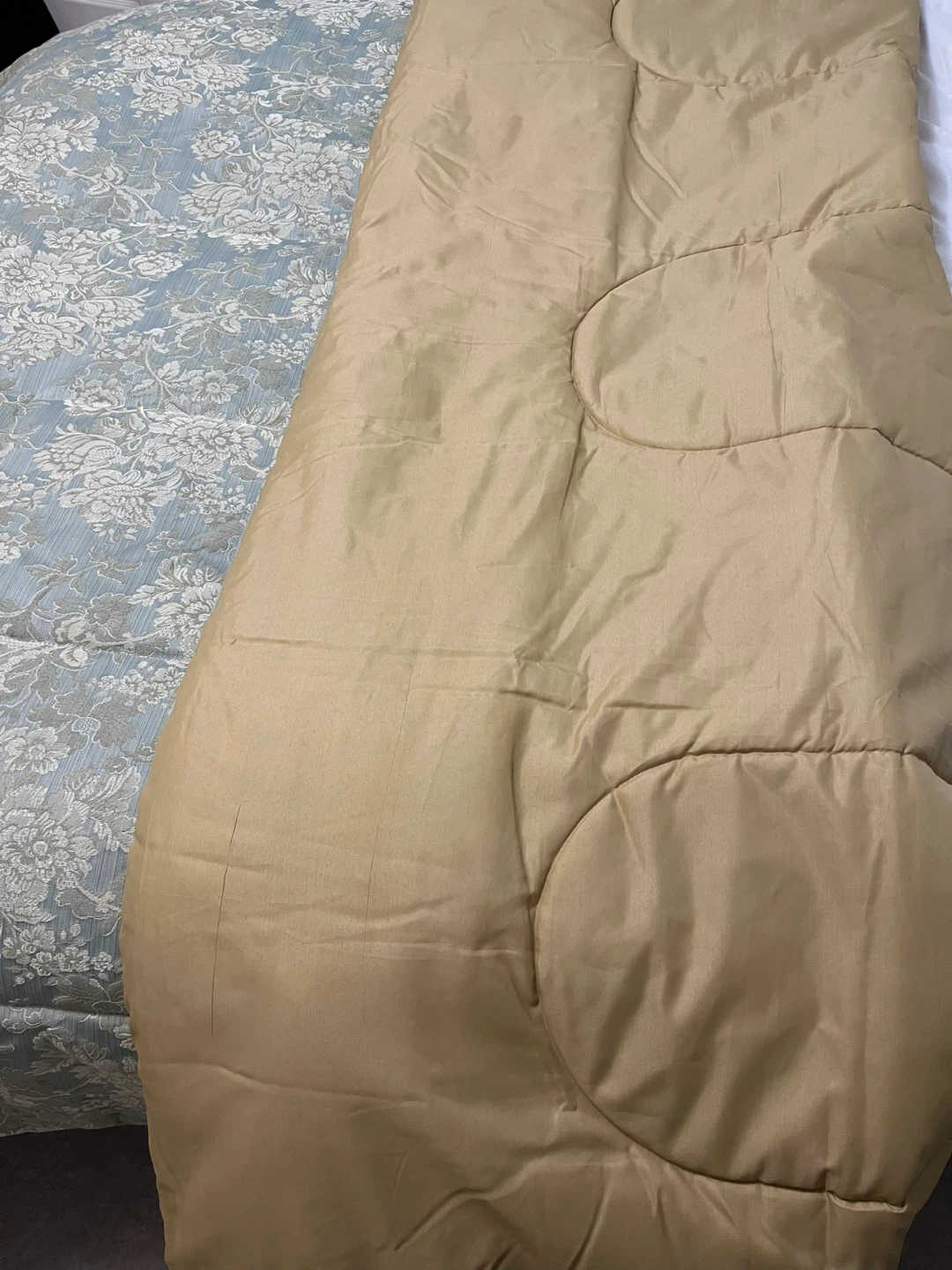 Light Blue Floral Damask Comforter - photo 2