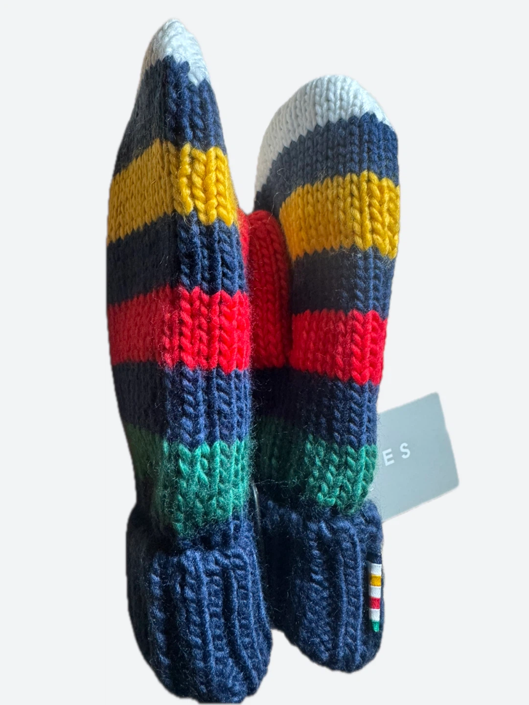 NEW with tags HBC Stripes Mittens - photo 2