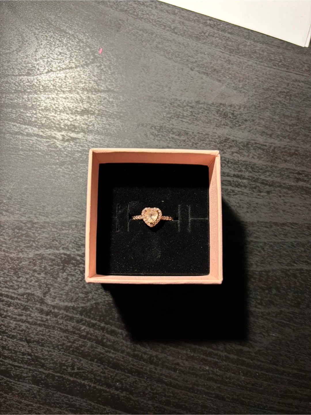 Pandora Rose Gold Heart Ring - photo 2