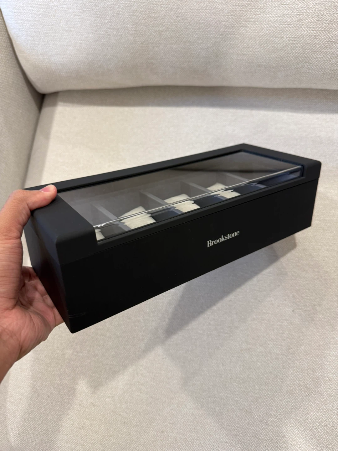 Brookstone 5 Watch Display Case with LED Lights - photo 5