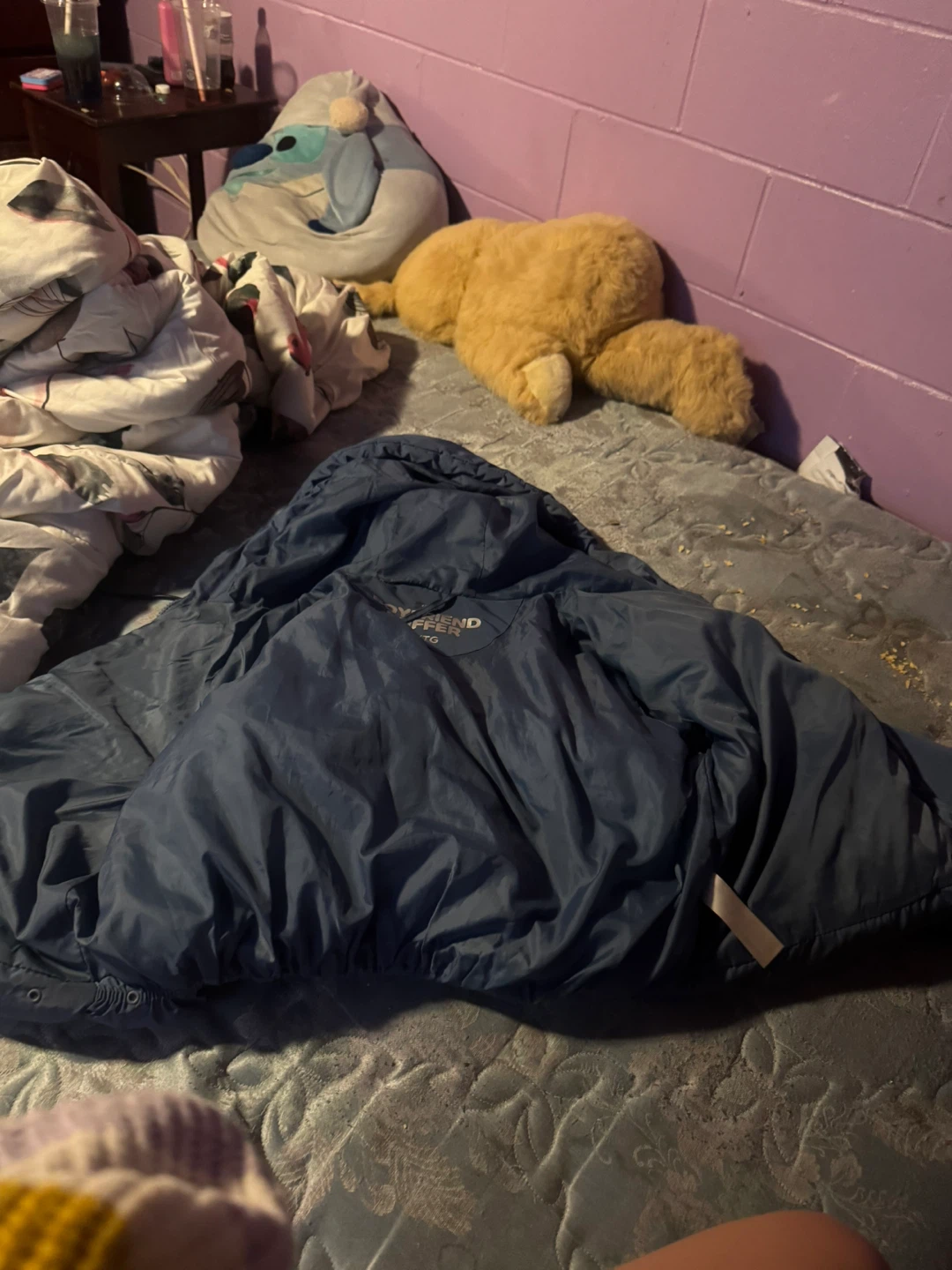 Blue insulated jacket