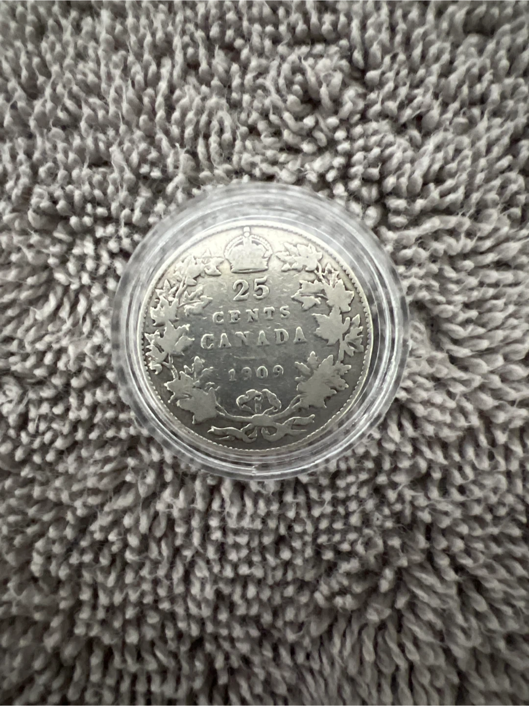 110+ years old .925 Sterling Canadian Quarters