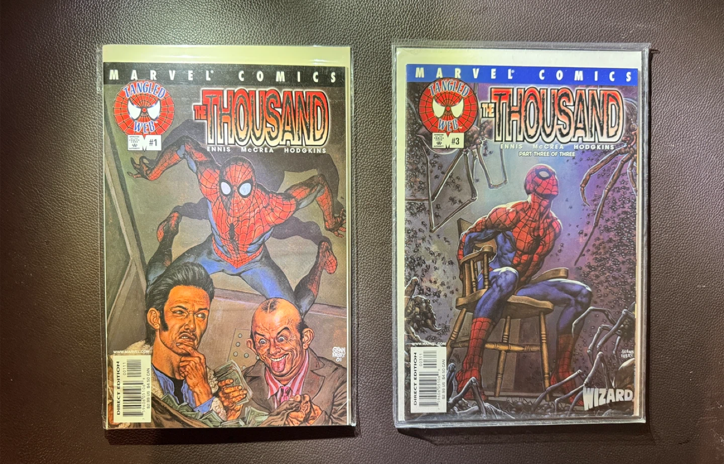 Marvel Comics Spider-Man Tangled Web The Thousand #1 & #3