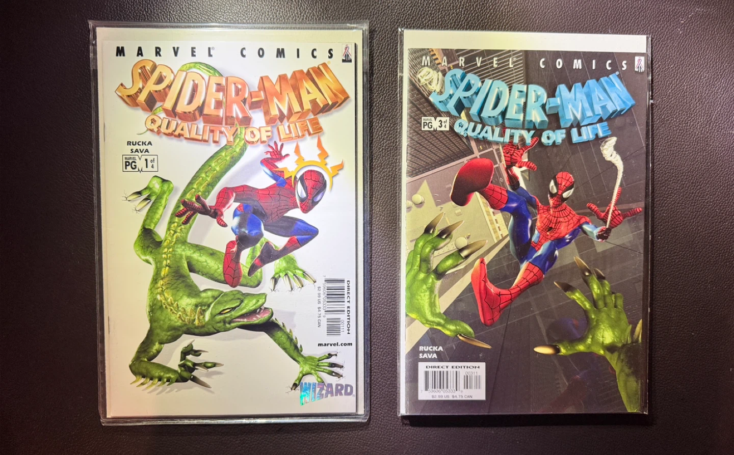 Marvel Comics Spider-Man: Quality of Life Comic Books (2 Issues)
