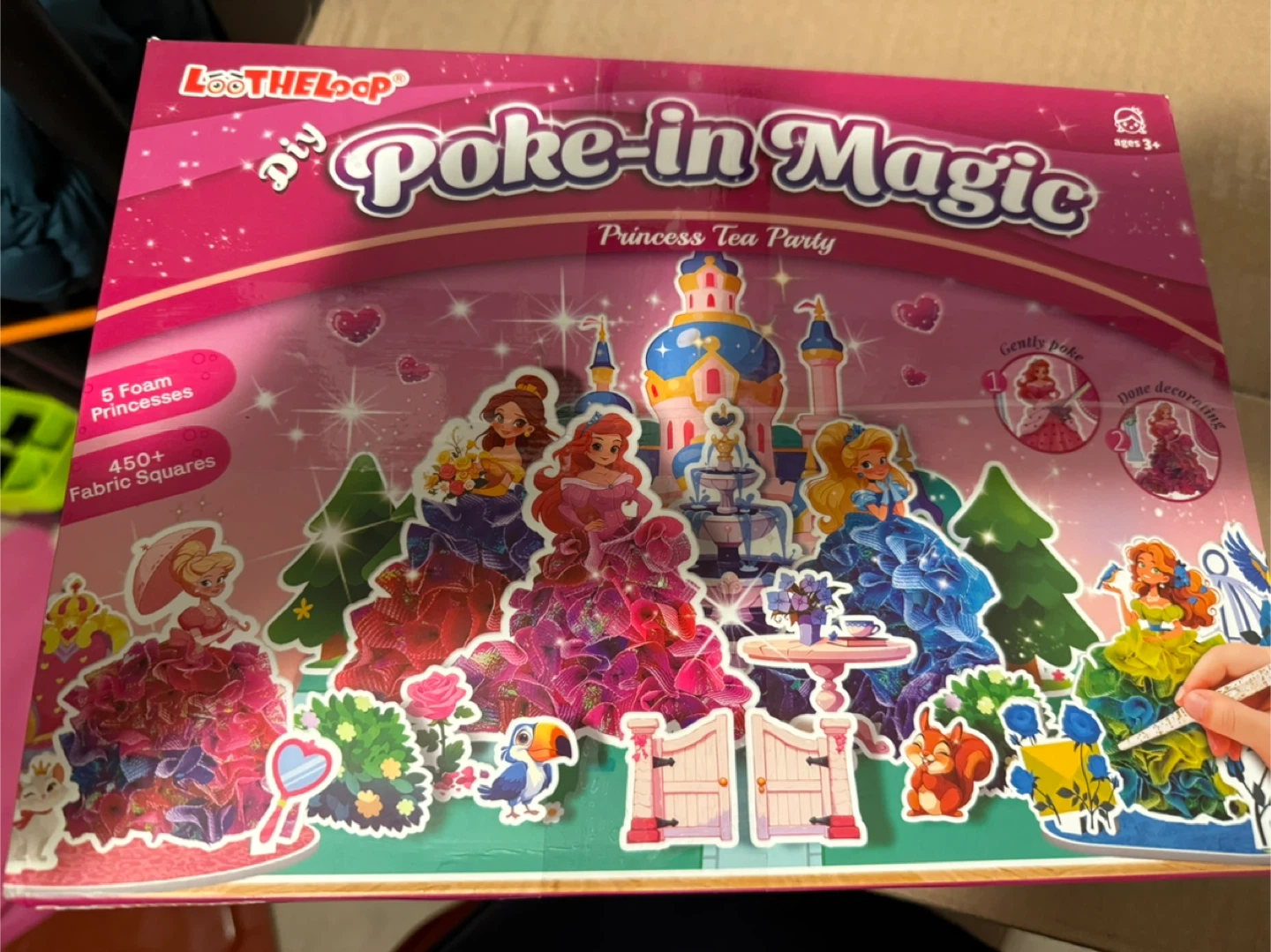 Loo The Loop Poke-in Magic Princess Tea Party Craft Kit